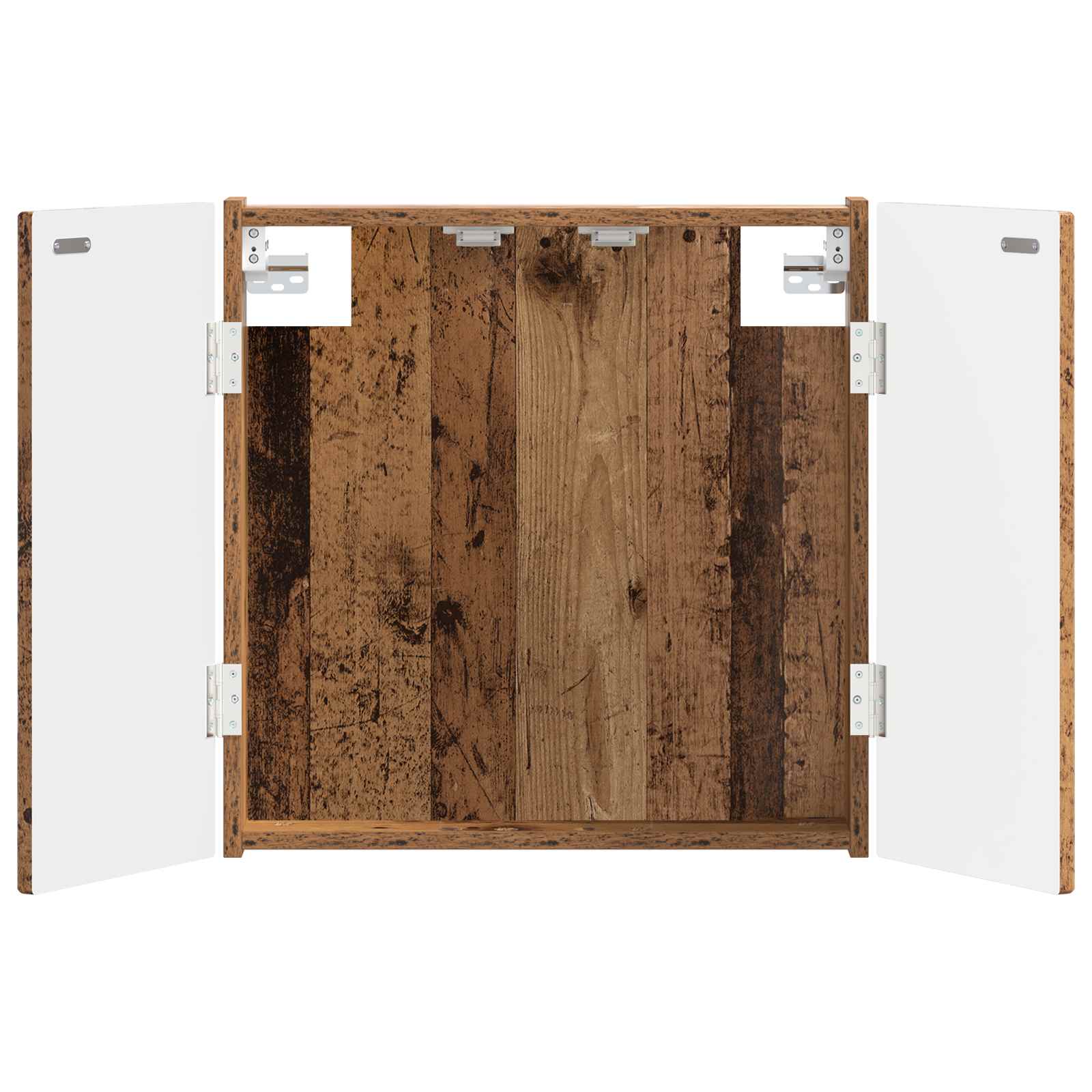 vidaXL Dartbord Kabinet ARNHEM Wit 52,5 x 10,5 x 53,5 cm Bewerkt hout
