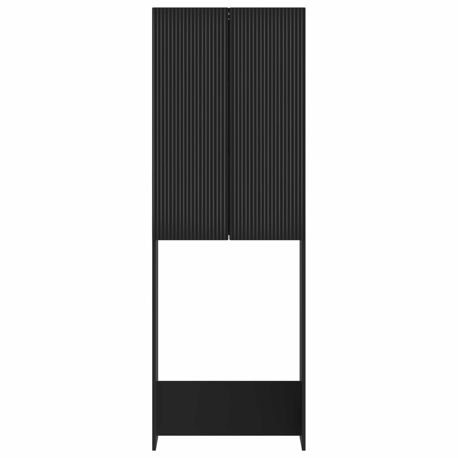 vidaXL Toiletkast ARNHEM Wit 66 x 25,5 x 190 cm Bewerkt hout
