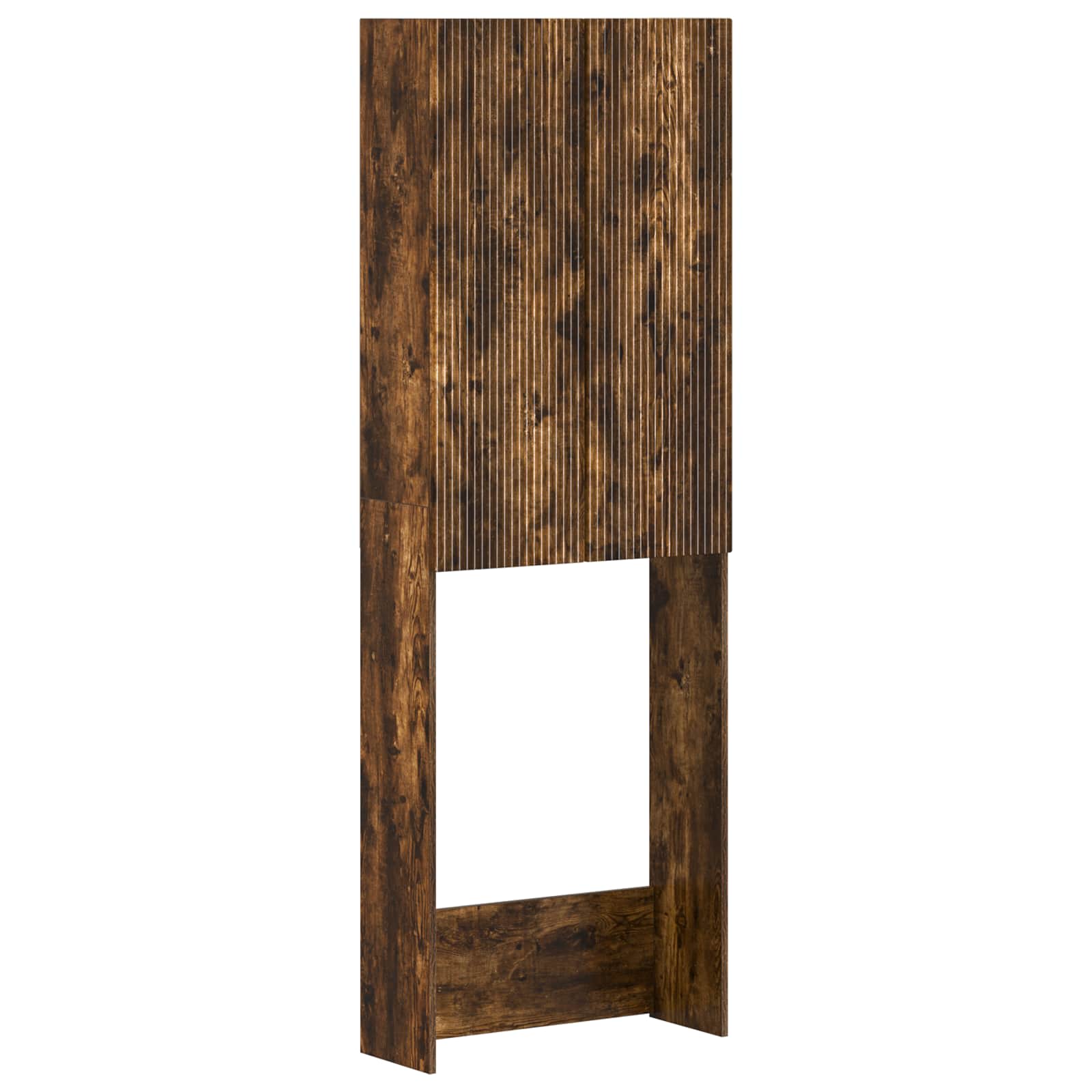 vidaXL Toiletkast ARNHEM Wit 66 x 25,5 x 190 cm Bewerkt hout