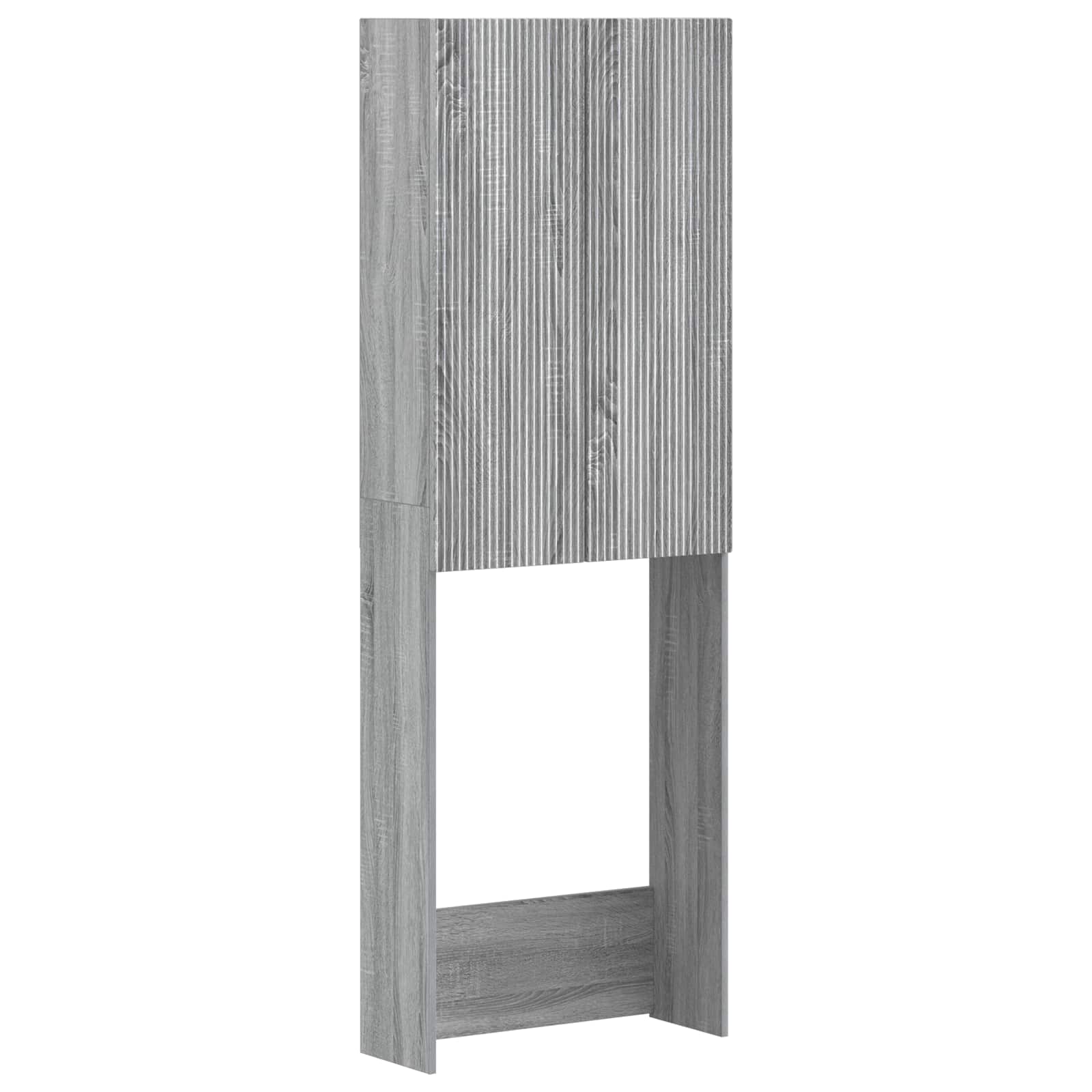 vidaXL Toiletkast ARNHEM Wit 66 x 25,5 x 190 cm Bewerkt hout