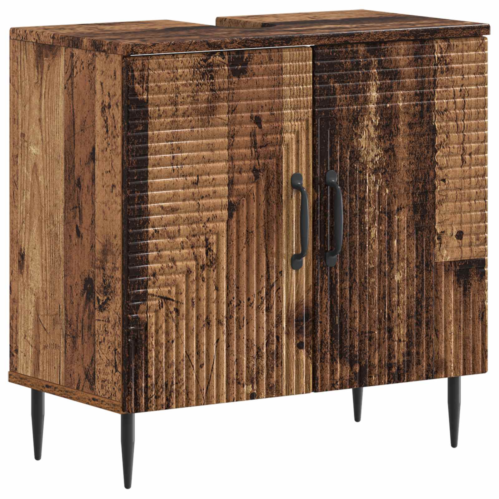 vidaXL Badkamer wastafelkast HAARLEM Wit 59,5 x 31,5 x 59 cm