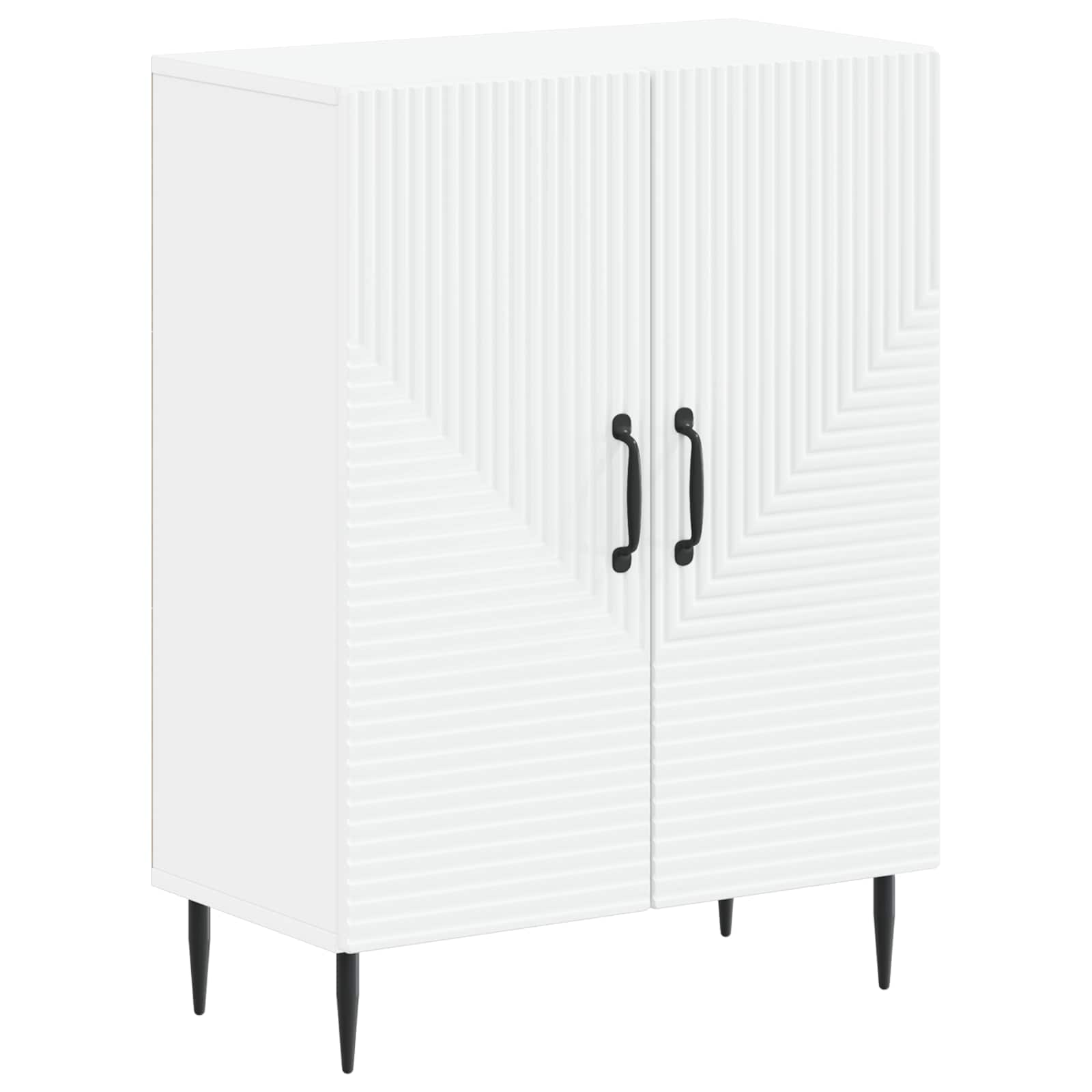 vidaXL Badkamer Opbergkast HAARLEM Wit 59,5 x 31 x 80 cm Bewerkt hout
