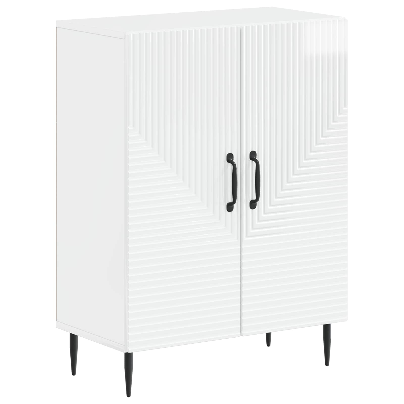 vidaXL Badkamer Opbergkast HAARLEM Wit 59,5 x 31 x 80 cm Bewerkt hout