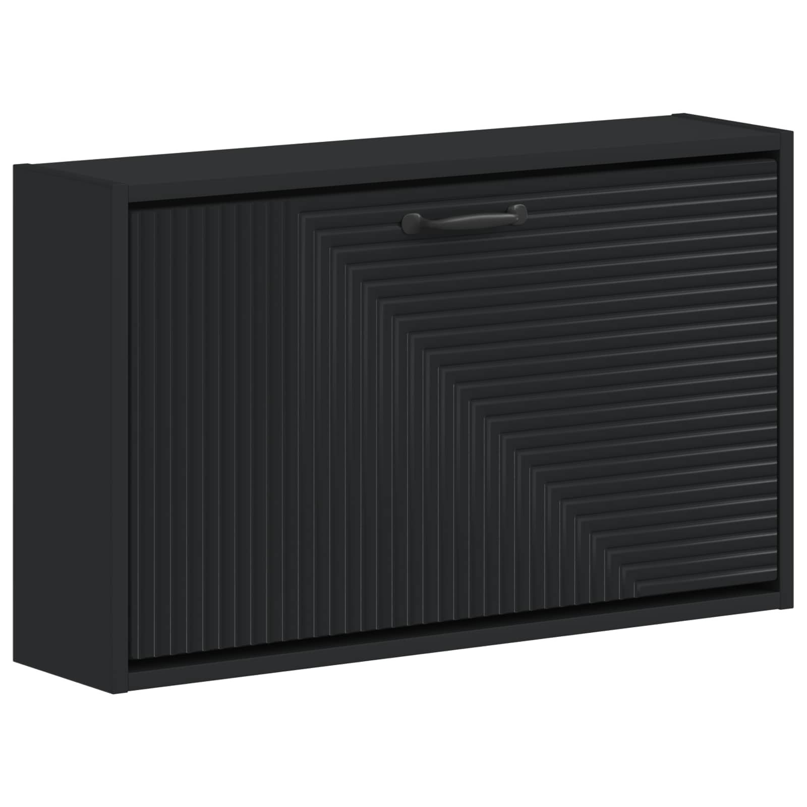 vidaXL Wandgemonteerde Schoenkast HAARLEM 71 x 17 x 43 cm Bewerkt hout