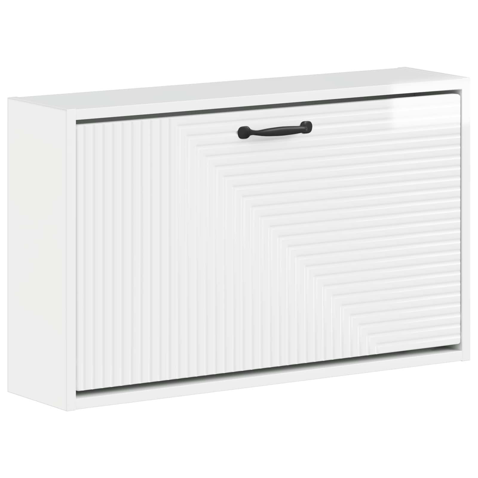 vidaXL Wandgemonteerde Schoenkast HAARLEM 71 x 17 x 43 cm Bewerkt hout