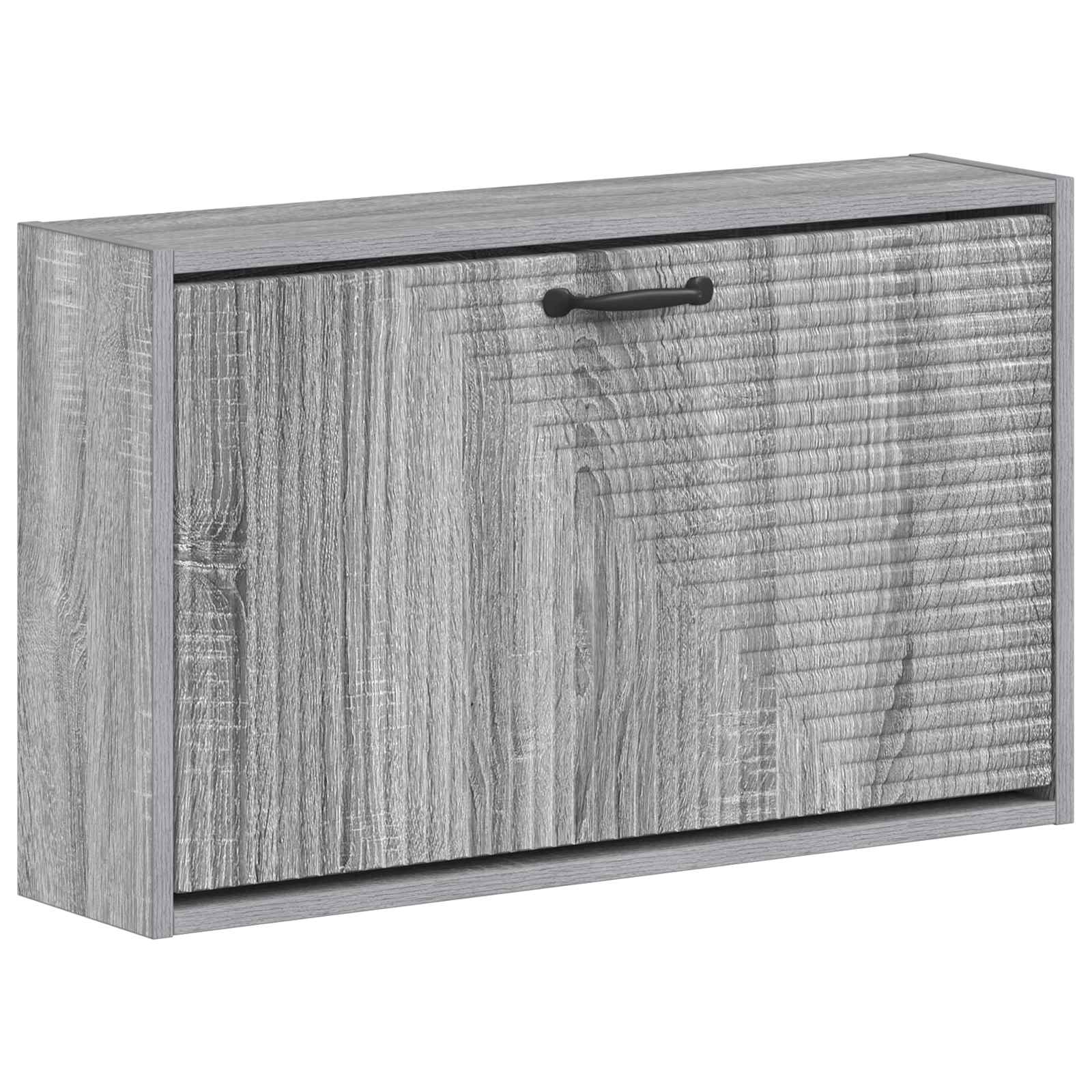 vidaXL Wandgemonteerde Schoenkast HAARLEM 71 x 17 x 43 cm Bewerkt hout