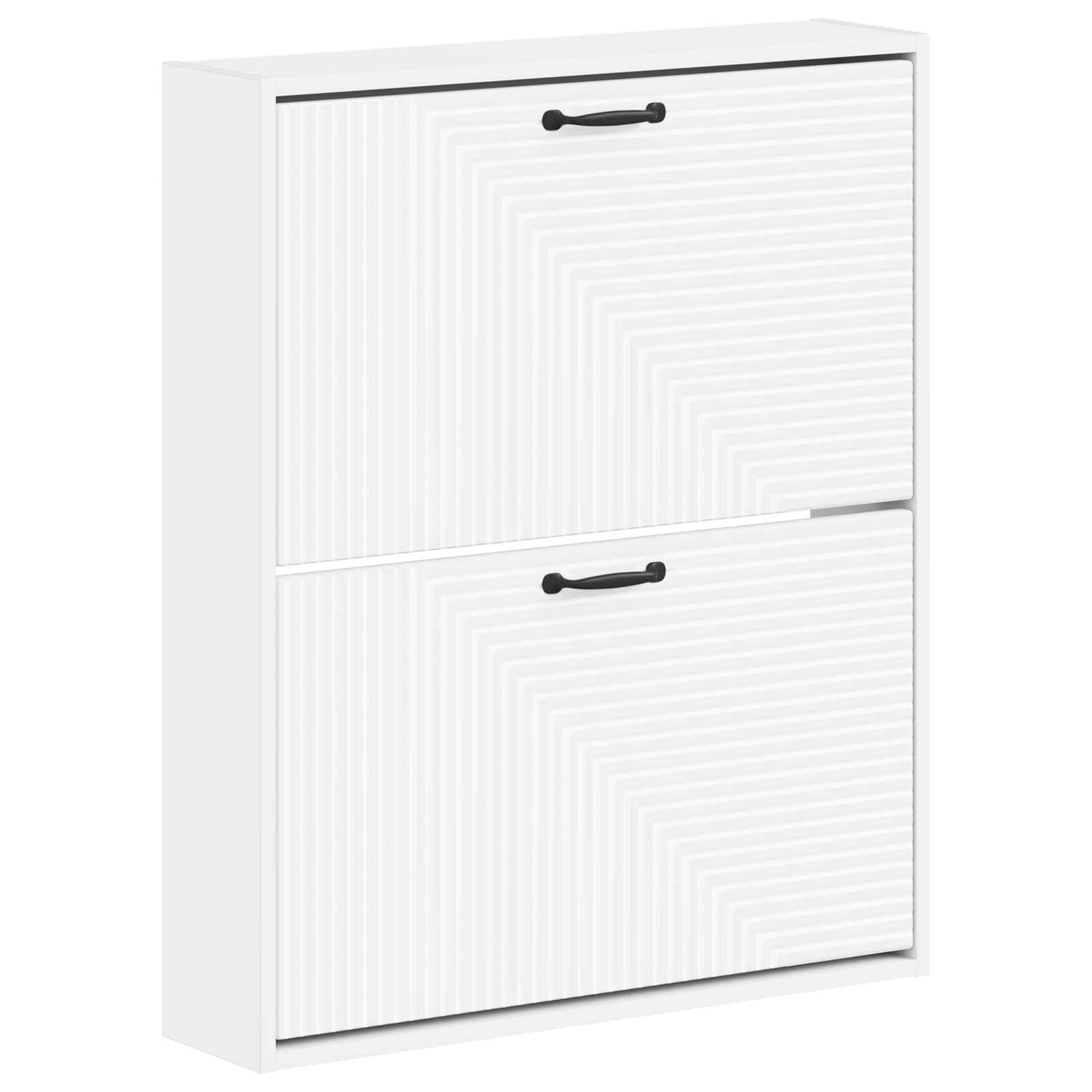 vidaXL Wandgemonteerde Schoenkast HAARLEM 71 x 17 x 86 cm Bewerkt hout
