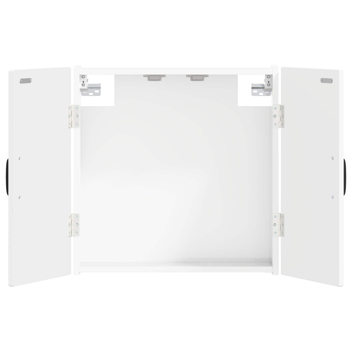 vidaXL Dartbord Kabinet HAARLEM Wit 52,5 x 10,5 x 53,5 cm Bewerkt hout