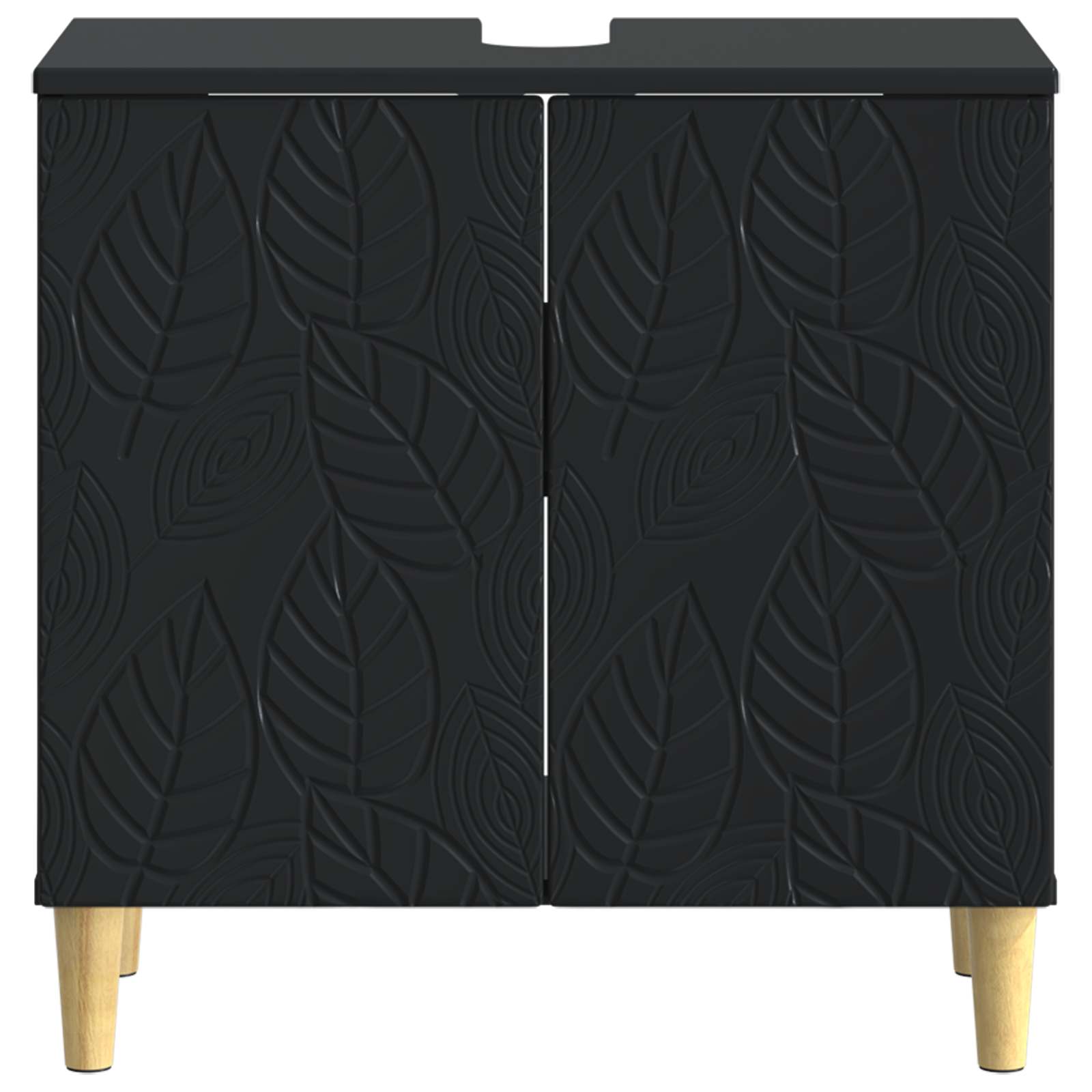 vidaXL Badkamer wastafelkast DELFT Wit 59,5 x 31,5 x 59 cm