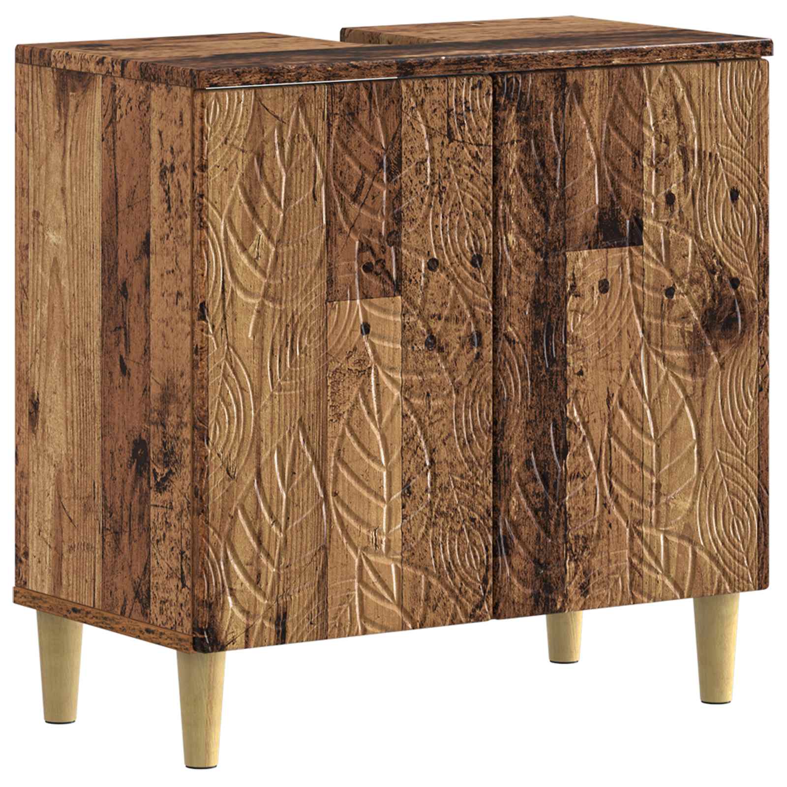 vidaXL Badkamer wastafelkast DELFT Wit 59,5 x 31,5 x 59 cm