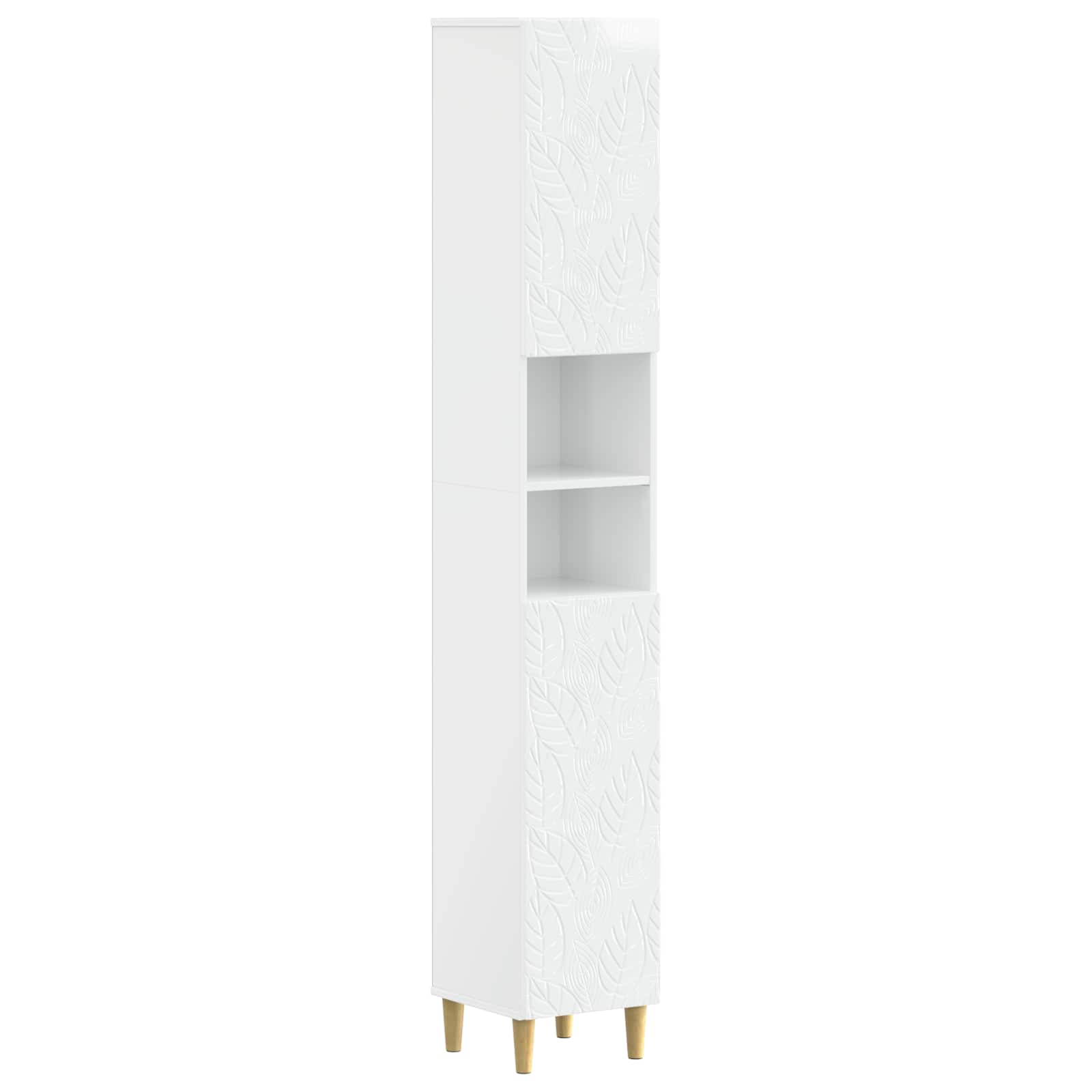 vidaXL Badkamerkast met Open Plank DELFT Wit 30 x 31 x 190 cm