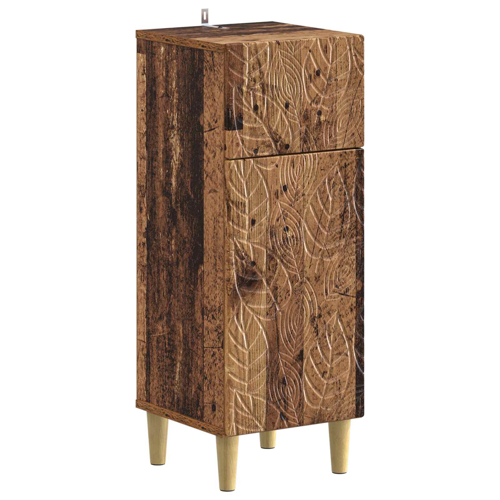 vidaXL Badkamer Opbergkast DELFT Wit 30 x 31 x 80 cm Bewerkt hout