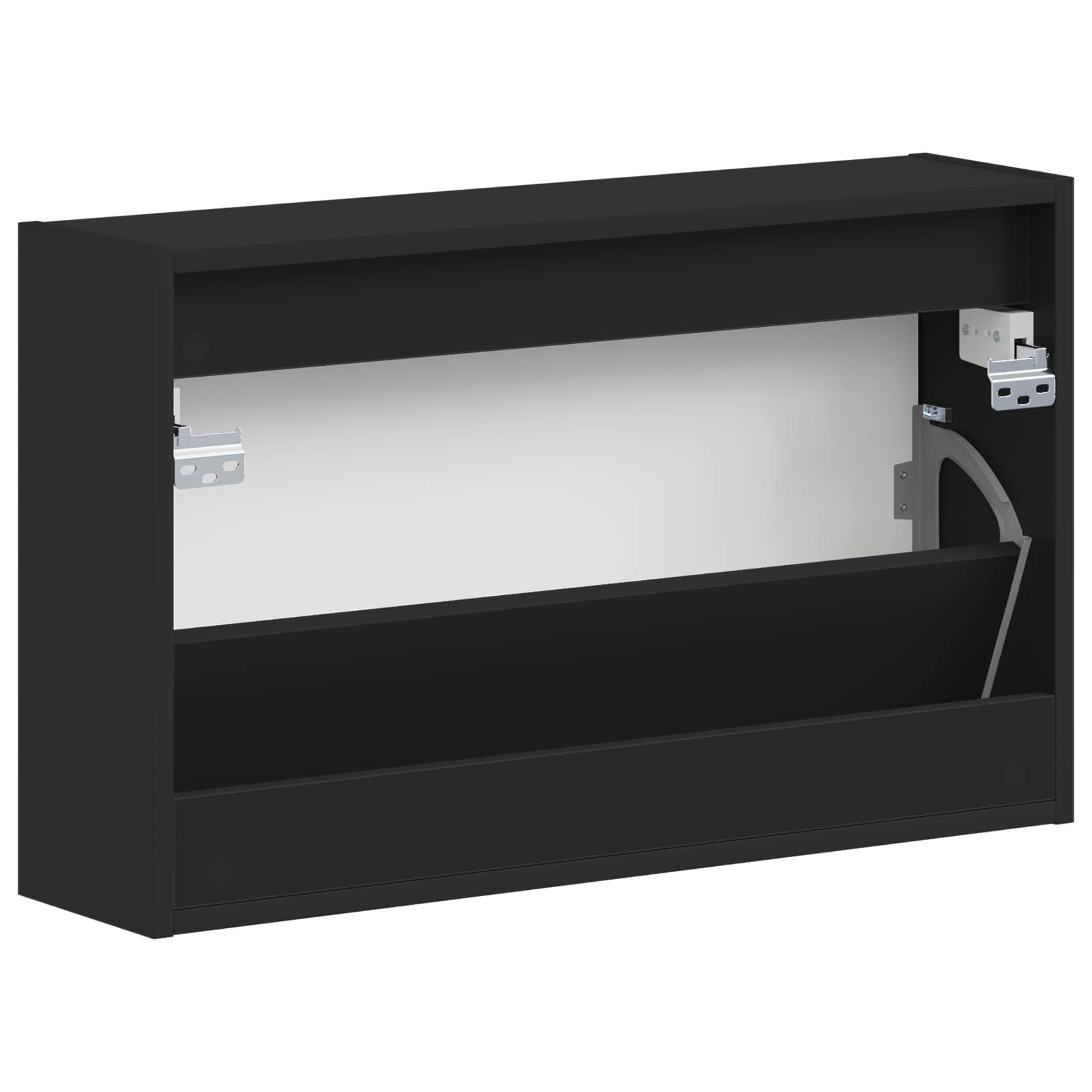 vidaXL Wandgemonteerde Schoenkast DELFT 71 x 17 x 43 cm Bewerkt hout