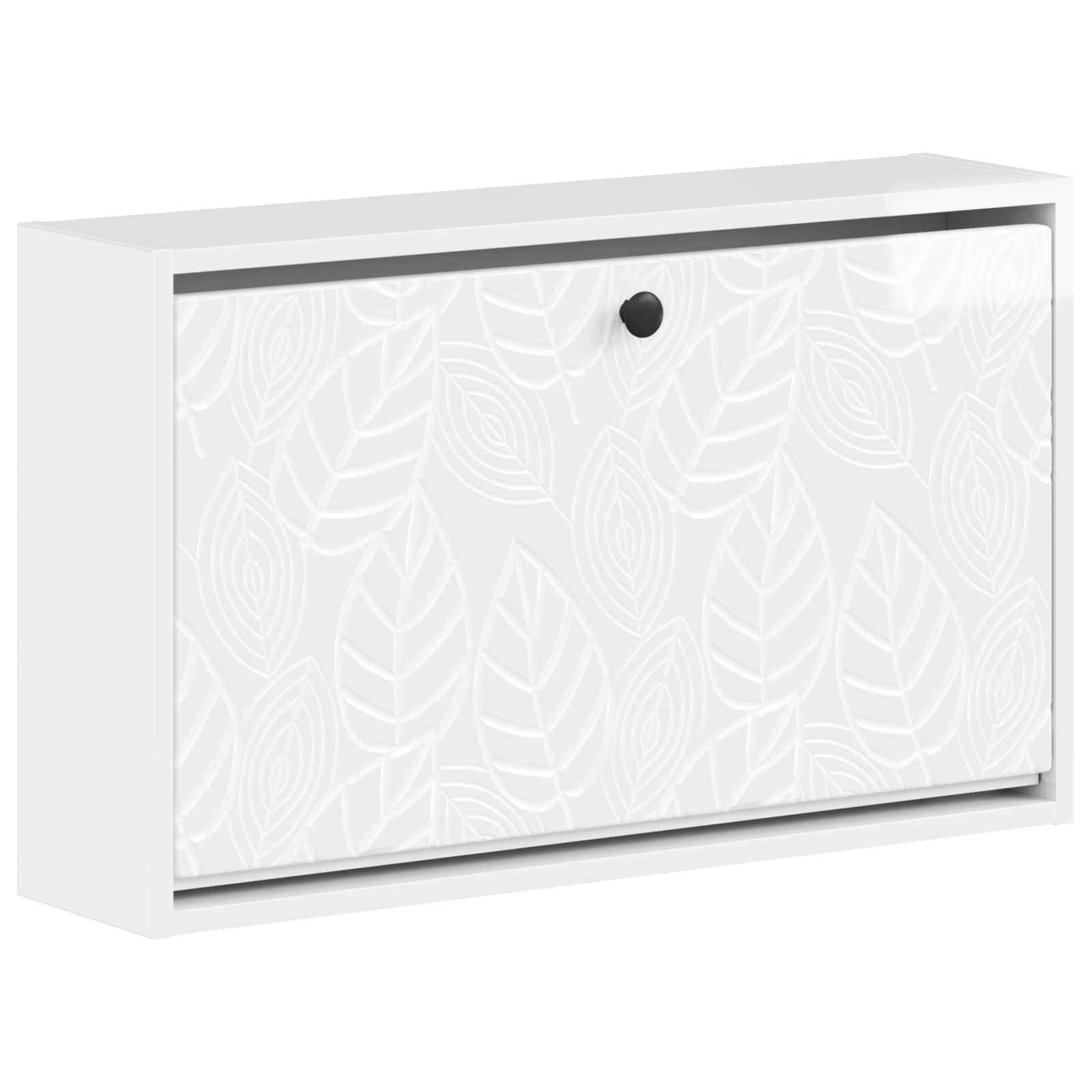 vidaXL Wandgemonteerde Schoenkast DELFT 71 x 17 x 43 cm Bewerkt hout