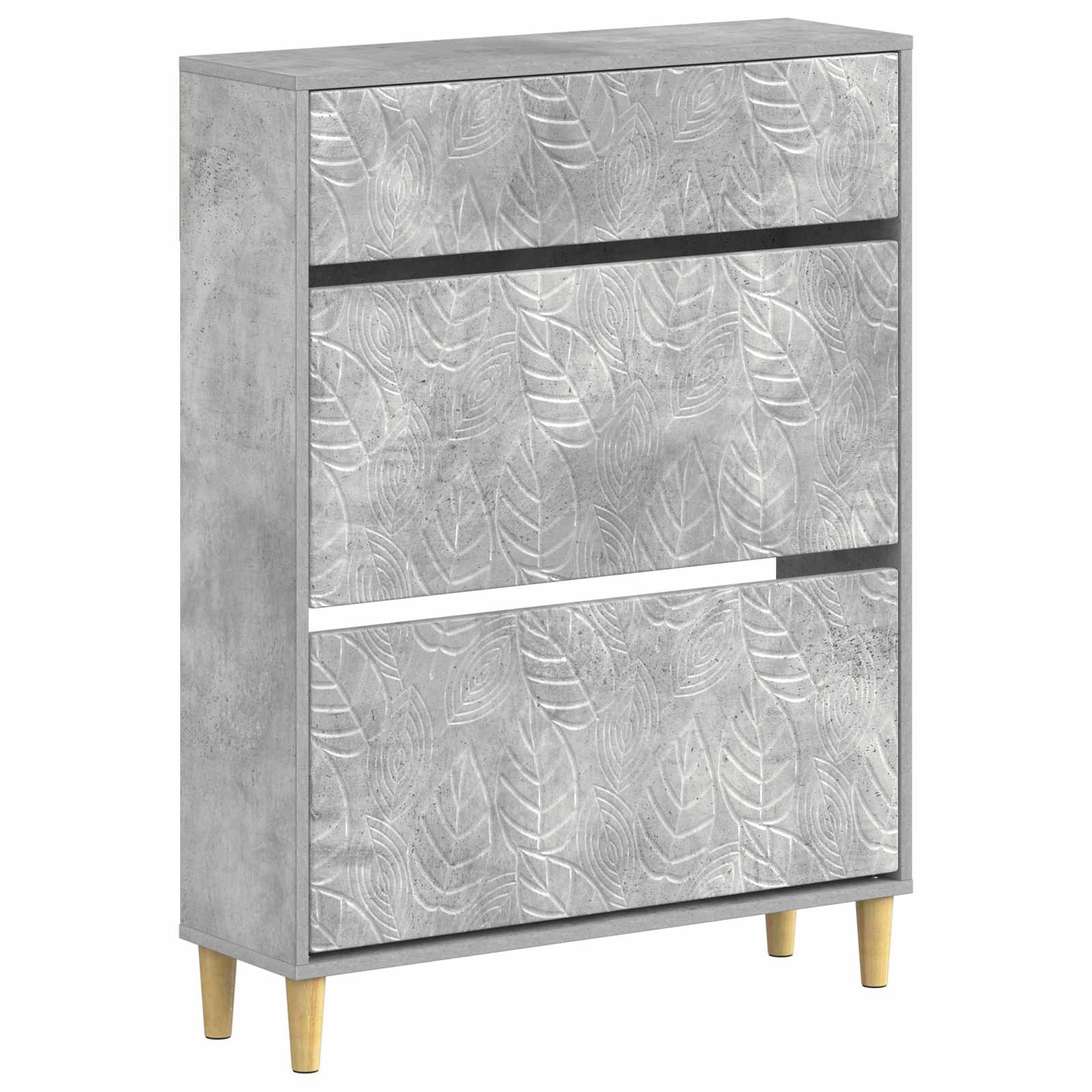 vidaXL Schoenenkast DELFT 78 x 24 x 103 cm Bewerkt hout Wit