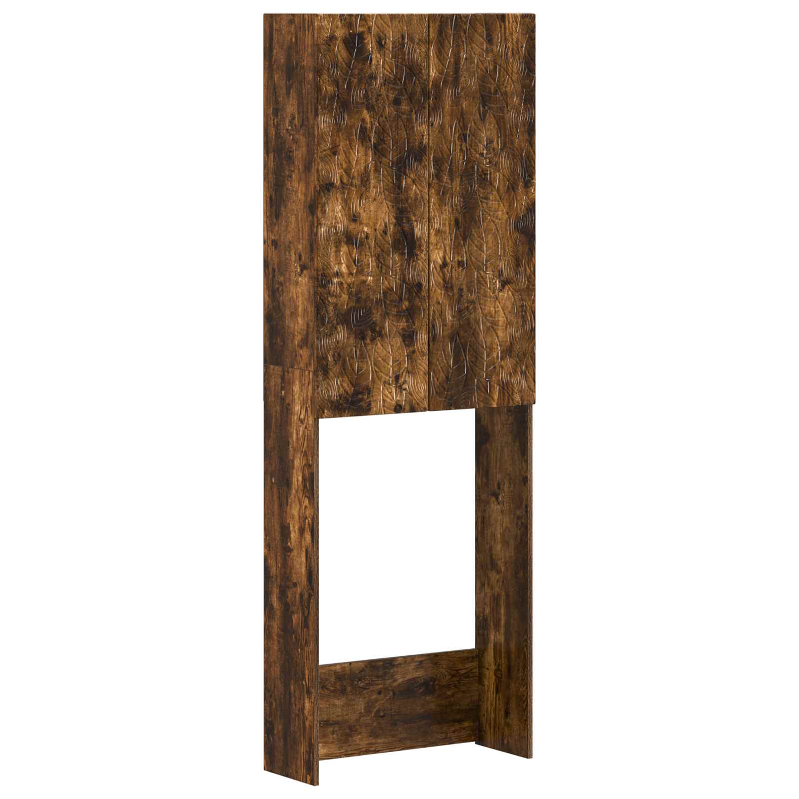vidaXL Toiletkast DELFT Wit 66 x 25,5 x 190 cm Bewerkt hout