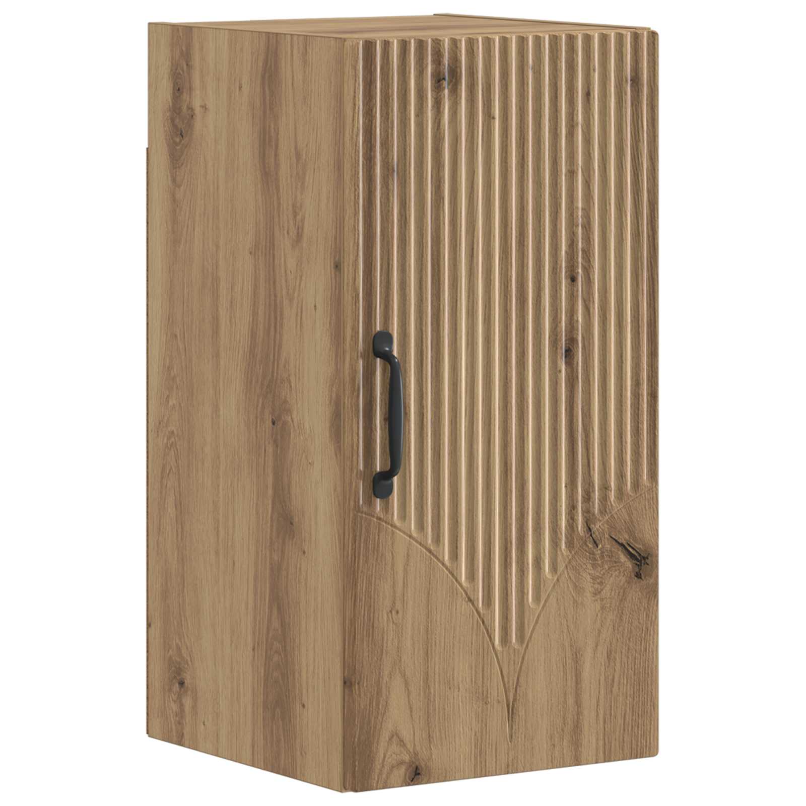 vidaXL Badkamer wandkast HOORN Wit 30 x 31 x 59 cm Bewerkt hout