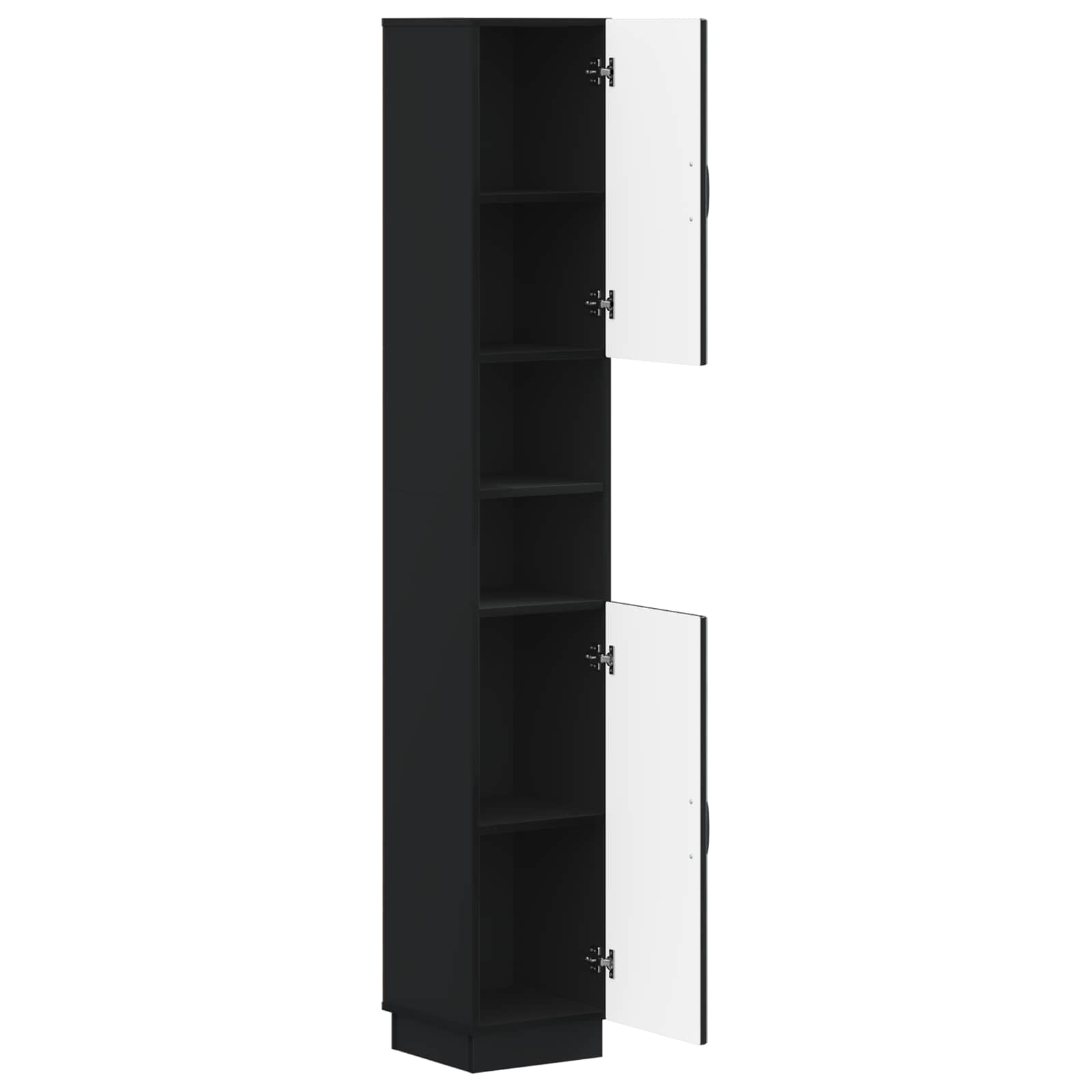 vidaXL Badkamerkast met Open Plank HOORN Wit 30 x 31 x 187 cm