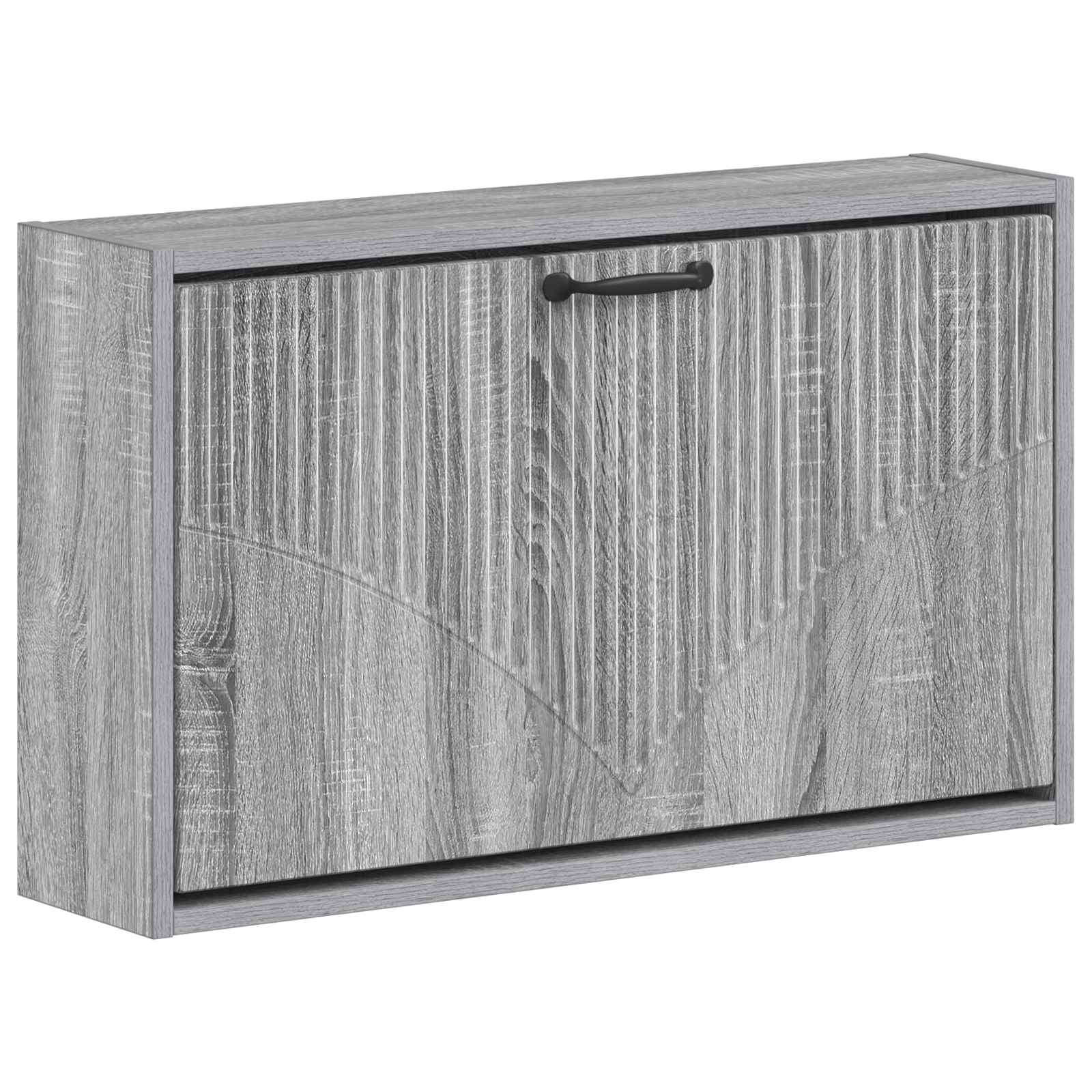 vidaXL Wandgemonteerde Schoenkast HOORN 71 x 17 x 43 cm Bewerkt hout