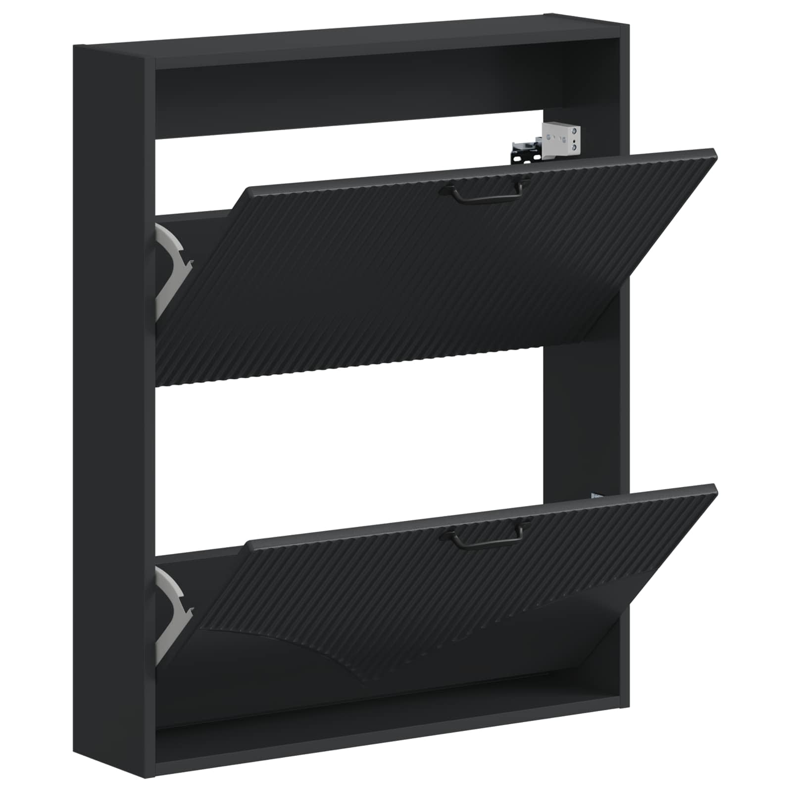 vidaXL Wandgemonteerde Schoenkast HOORN 71 x 17 x 86 cm Bewerkt hout