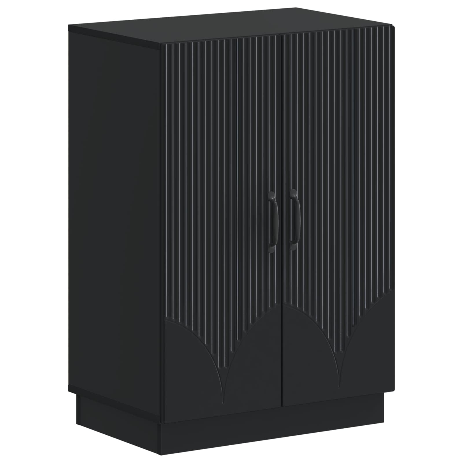vidaXL Schoenenkast HOORN 59,5 x 39,5 x 87 cm Bewerkt hout Wit