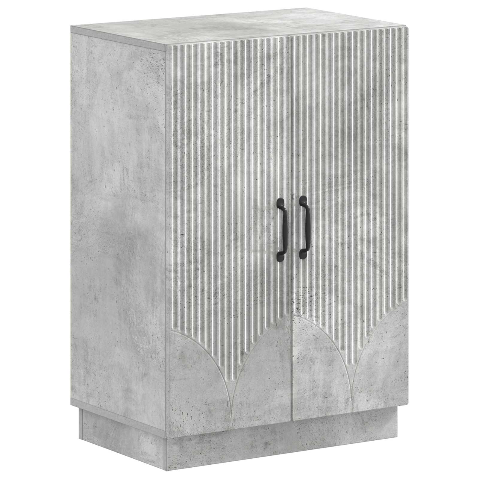 vidaXL Schoenenkast HOORN 59,5 x 39,5 x 87 cm Bewerkt hout Wit