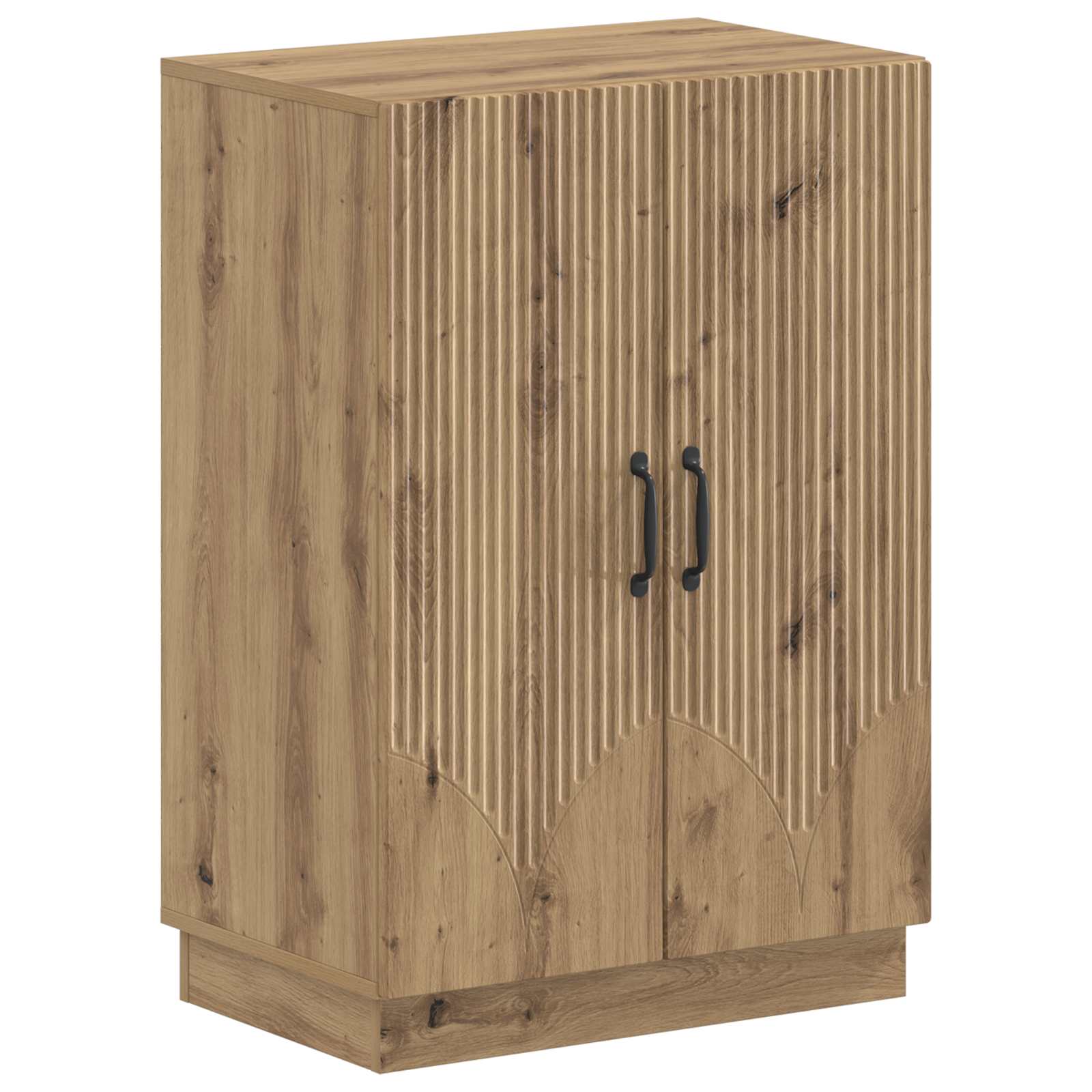 vidaXL Schoenenkast HOORN 59,5 x 39,5 x 87 cm Bewerkt hout Wit