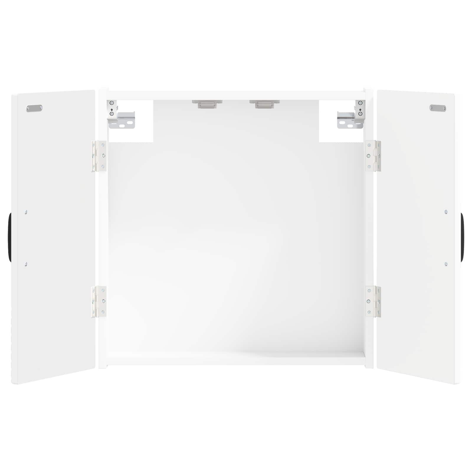 vidaXL Dartbord Kabinet HOORN Wit 52,5 x 10,5 x 53,5 cm Bewerkt hout