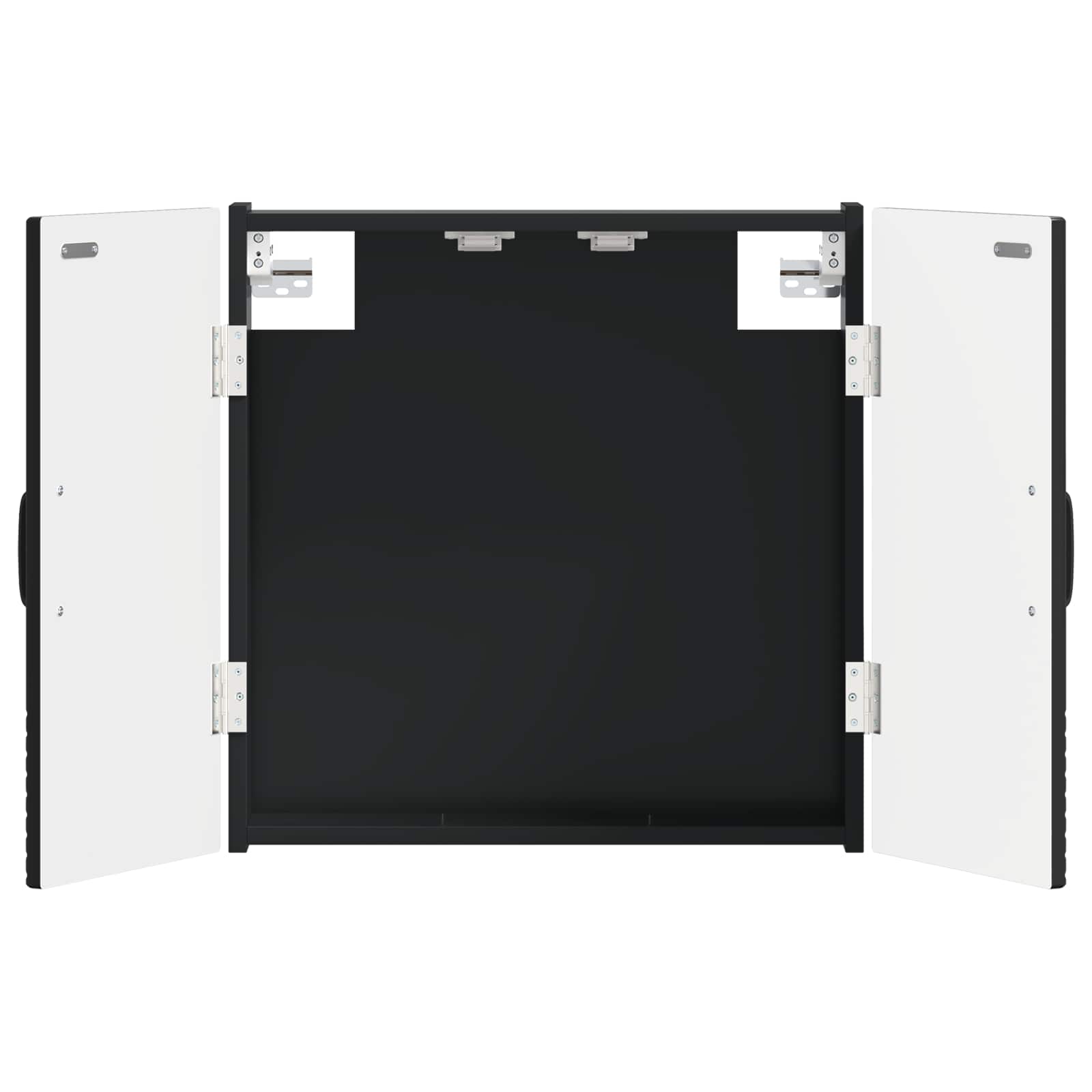 vidaXL Dartbord Kabinet HOORN Wit 52,5 x 10,5 x 53,5 cm Bewerkt hout