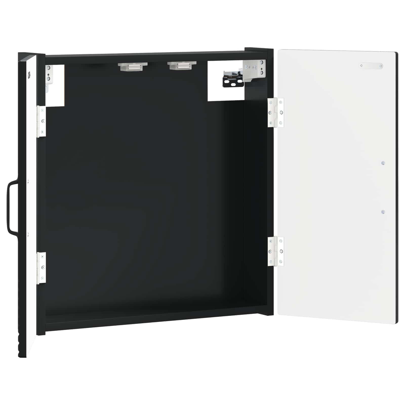 vidaXL Dartbord Kabinet HOORN Wit 52,5 x 10,5 x 53,5 cm Bewerkt hout