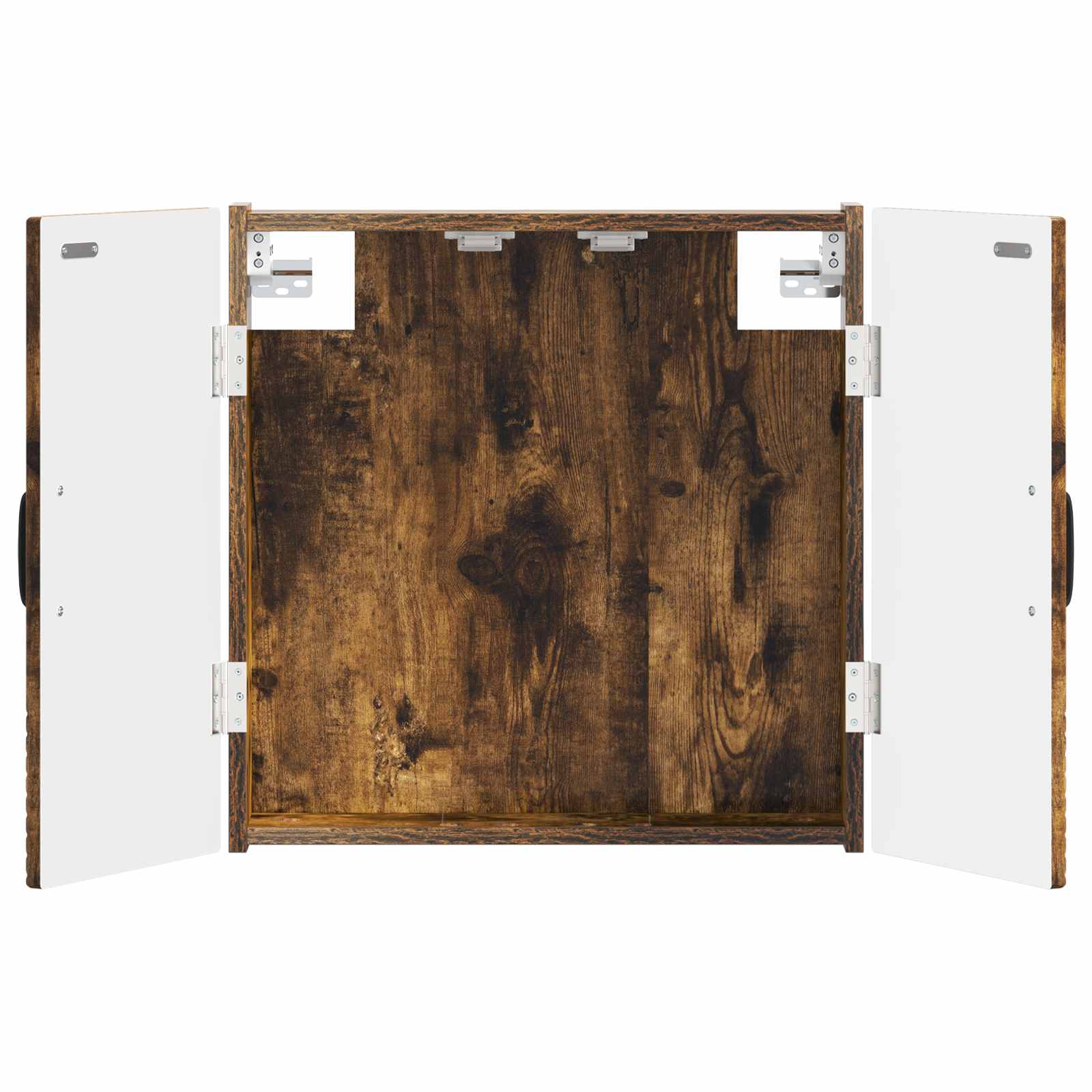 vidaXL Dartbord Kabinet HOORN Wit 52,5 x 10,5 x 53,5 cm Bewerkt hout