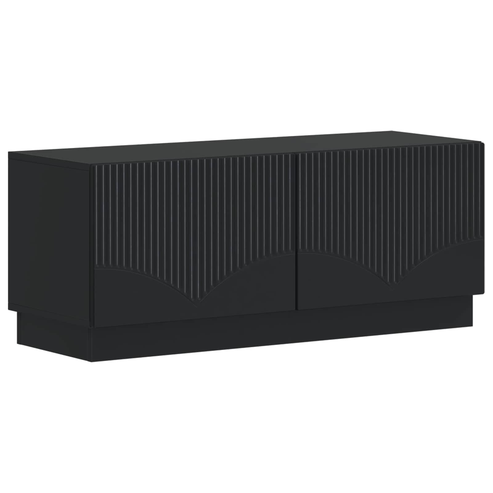 vidaXL Tv-meubel Wit Bewerkt hout