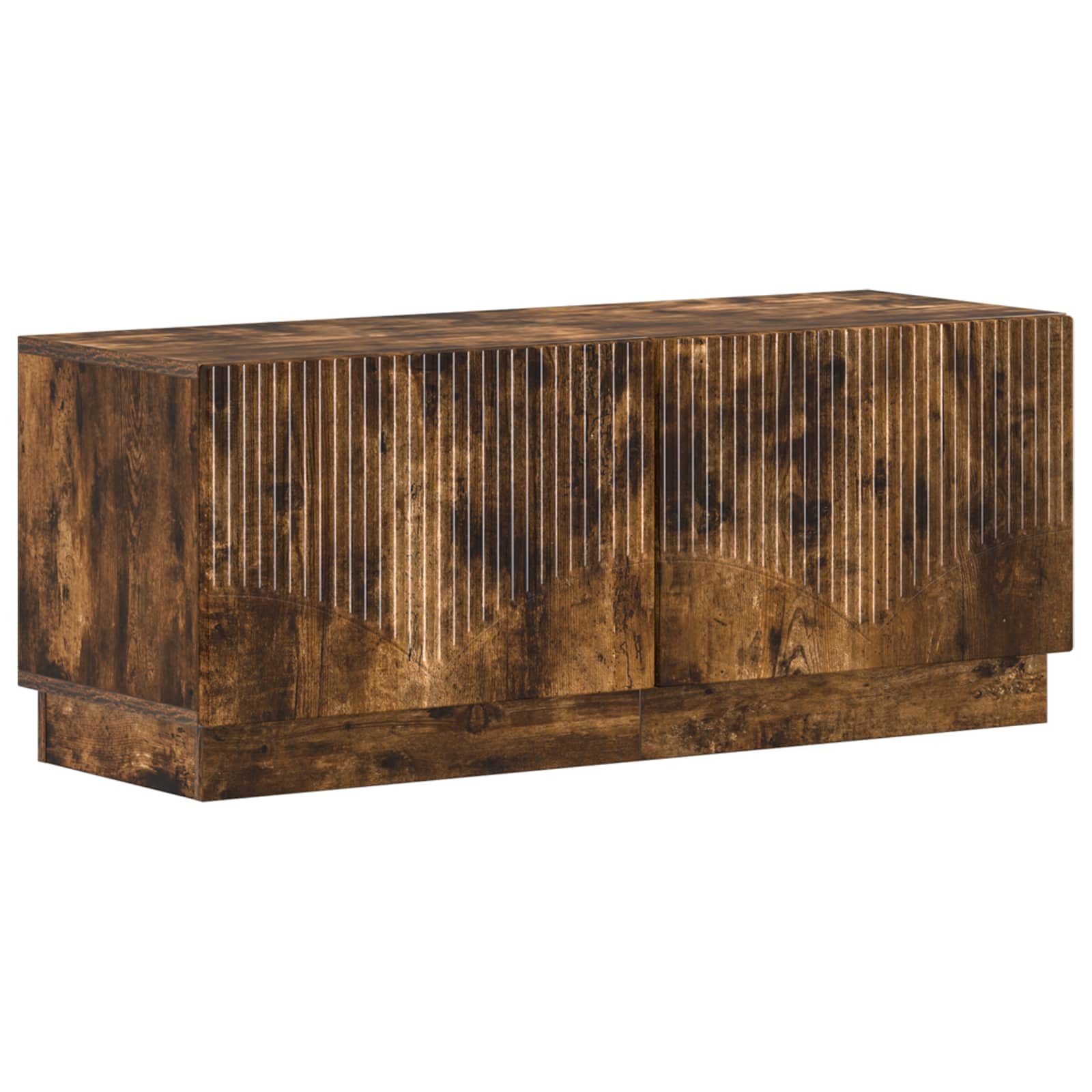 vidaXL Tv-meubel Wit Bewerkt hout