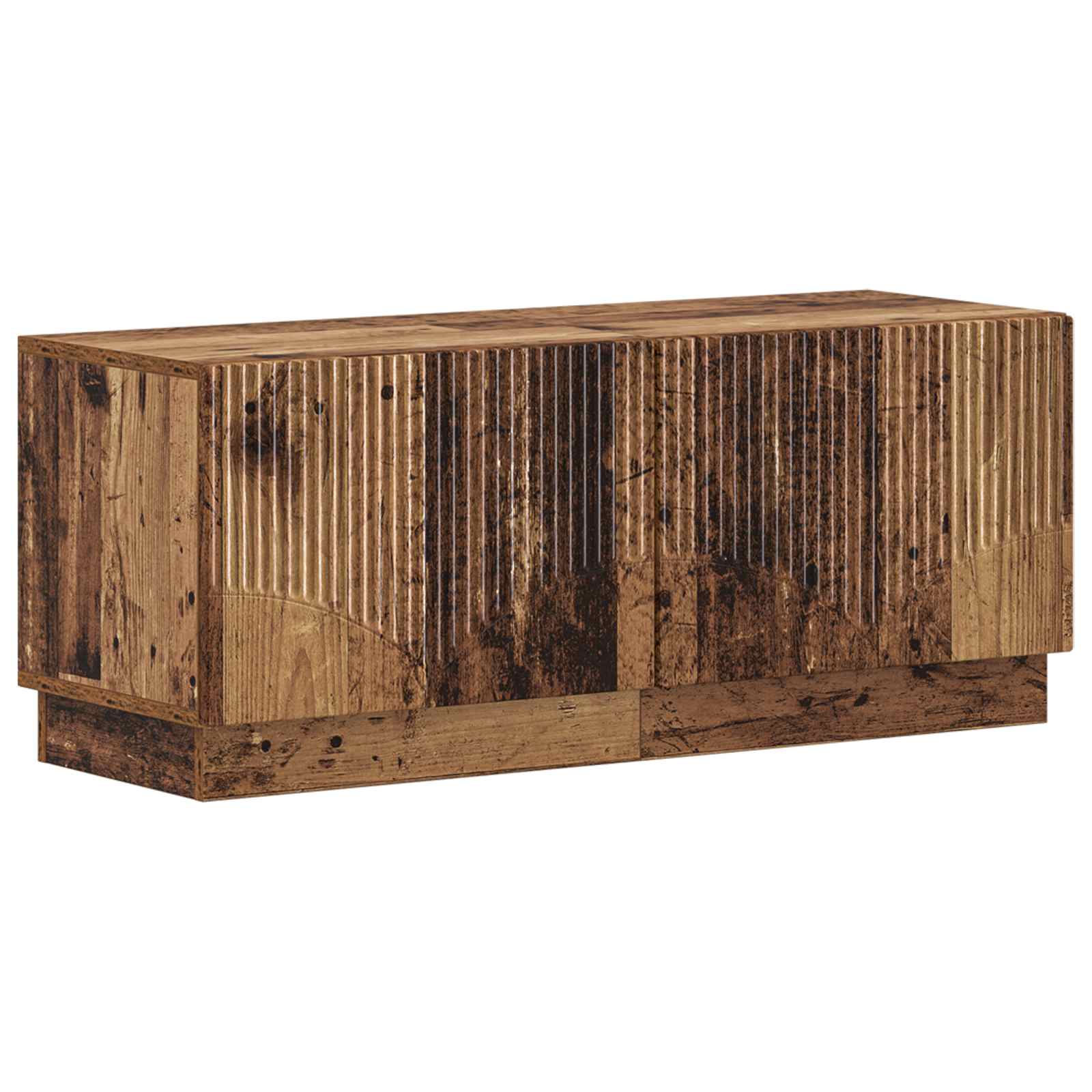 vidaXL Tv-meubel Wit Bewerkt hout