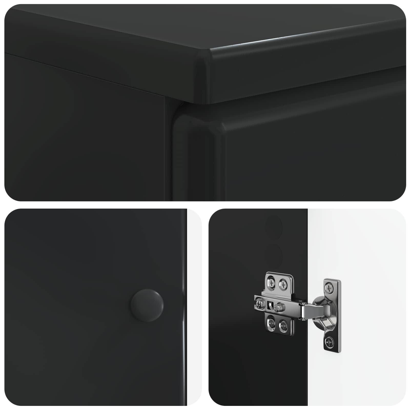 vidaXL Badkamer wastafelkast BREDA Wit 59,5 x 31,5 x 59 cm