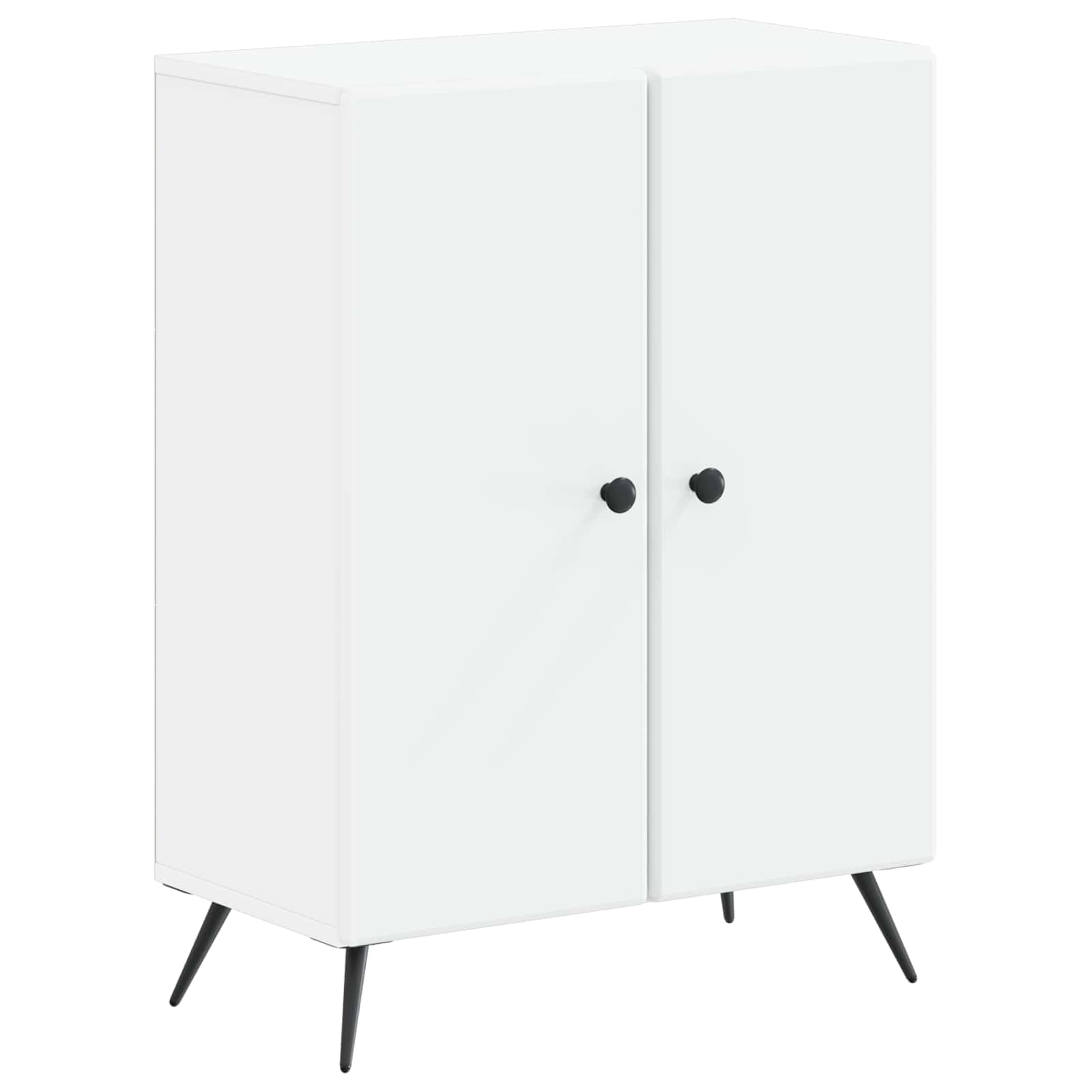 vidaXL Badkamer Opbergkast BREDA Wit 59,5 x 31 x 80 cm Bewerkt hout
