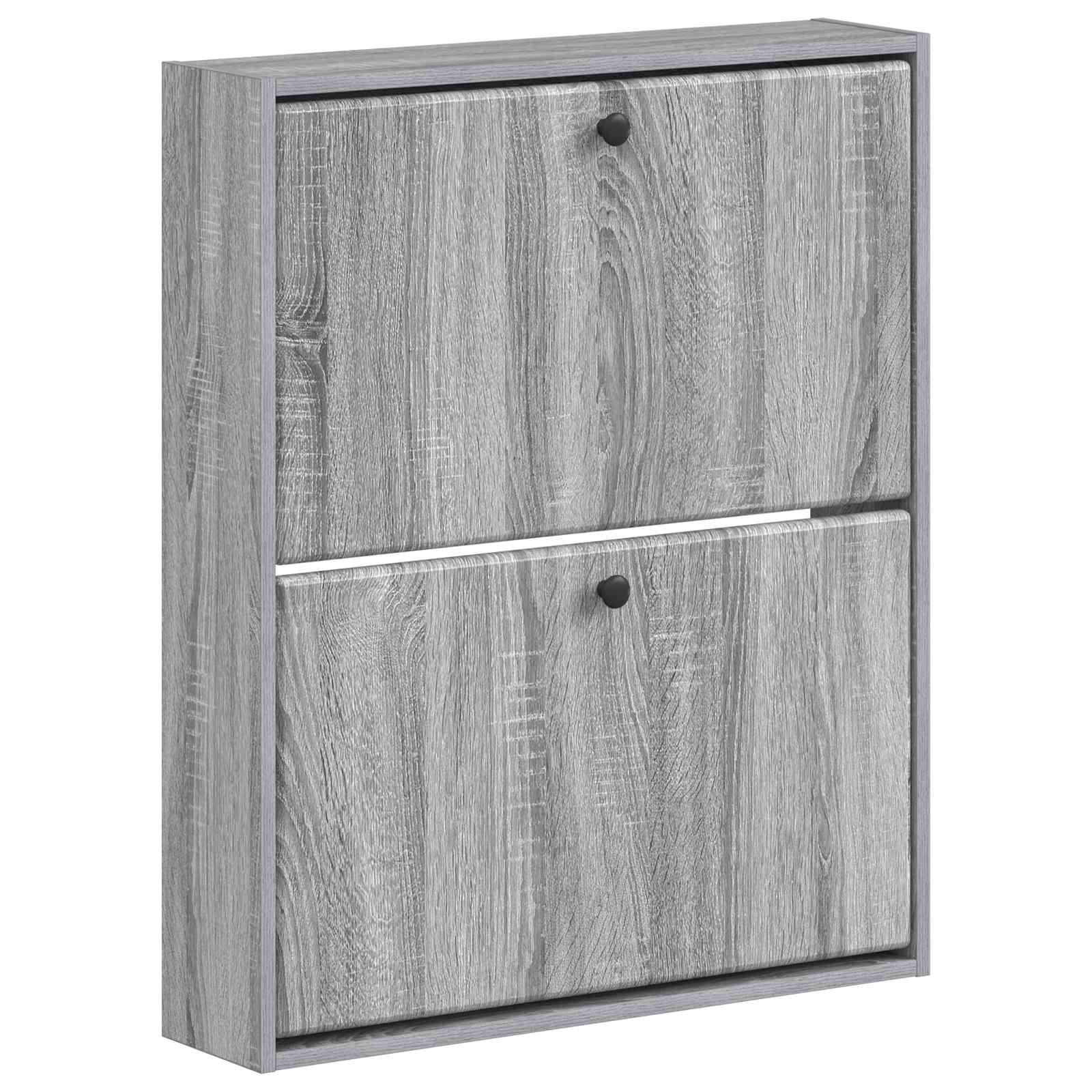 vidaXL Wandgemonteerde Schoenkast BREDA 71 x 17 x 86 cm Bewerkt hout