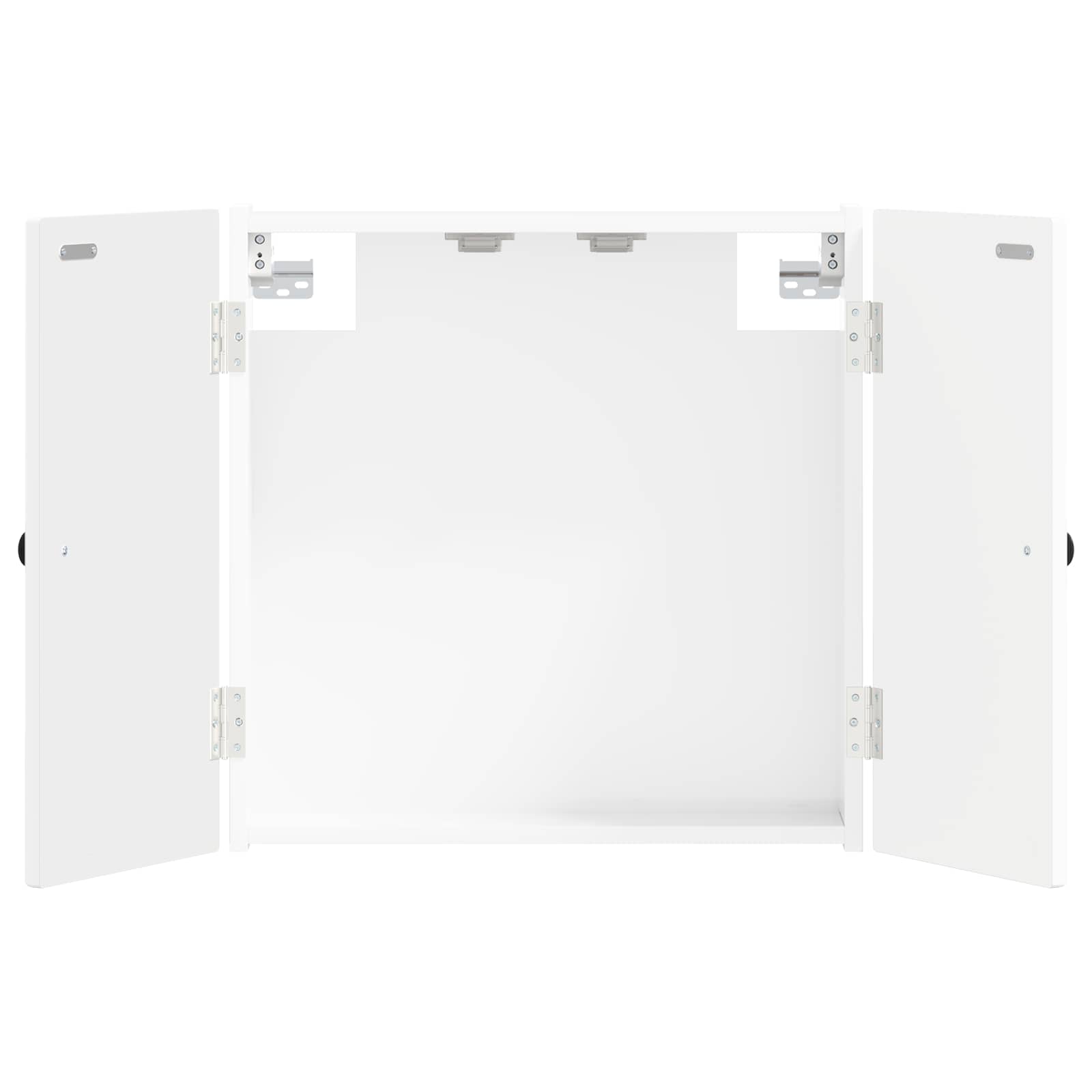vidaXL Dartbord Kabinet BREDA Wit 52,5 x 10,5 x 53,5 cm Bewerkt hout