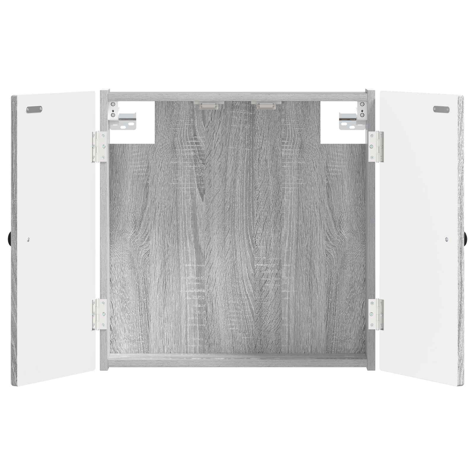 vidaXL Dartbord Kabinet BREDA Wit 52,5 x 10,5 x 53,5 cm Bewerkt hout