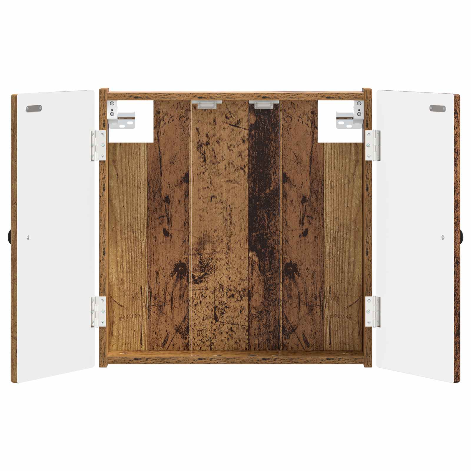 vidaXL Dartbord Kabinet BREDA Wit 52,5 x 10,5 x 53,5 cm Bewerkt hout