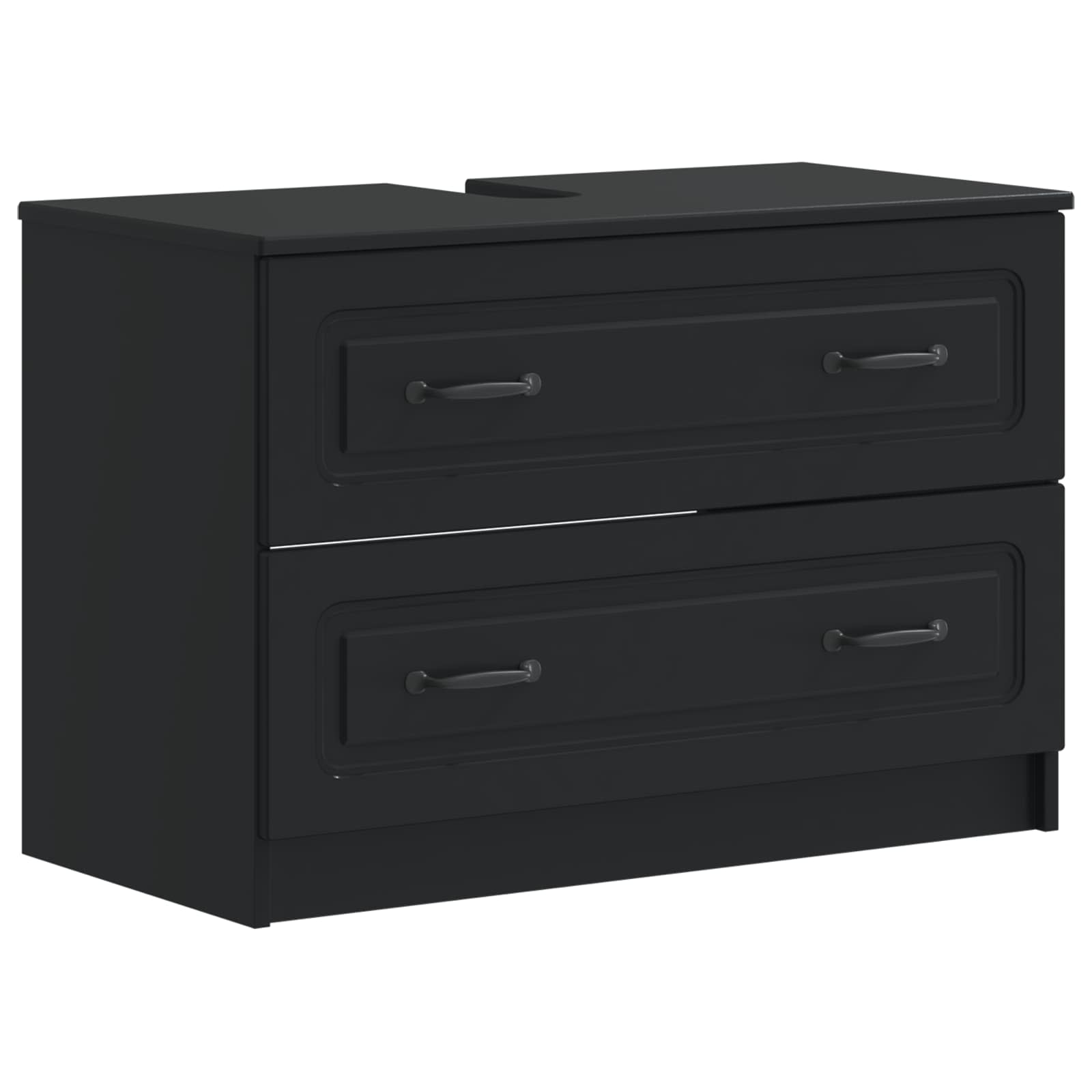vidaXL Badkamer wastafelkast UTRECHT Wit 82 x 41 x 56 cm Bewerkt hout