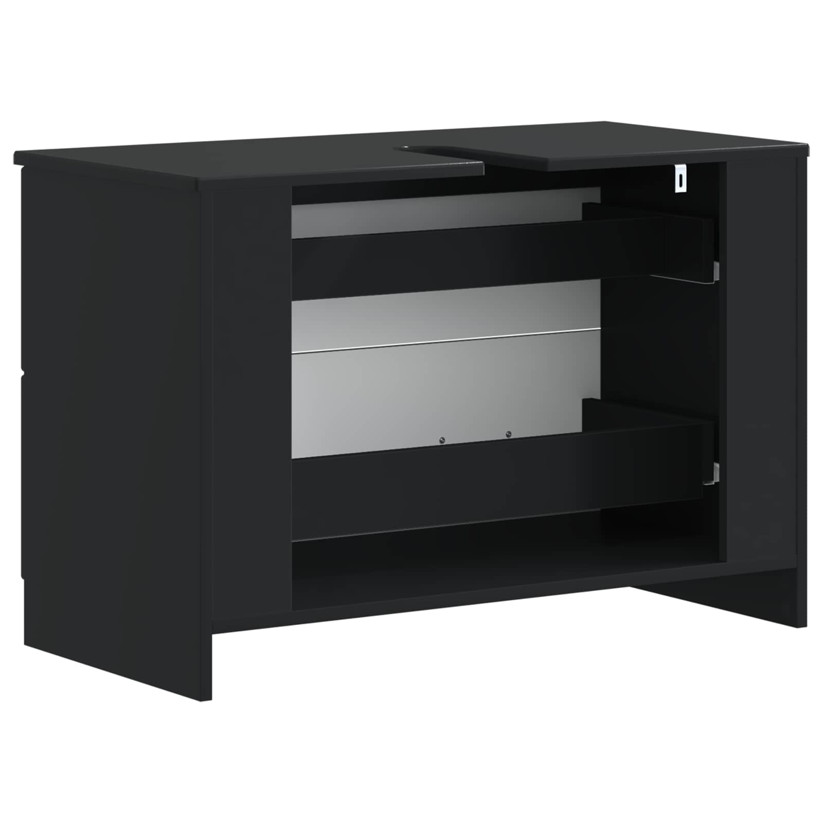 vidaXL Badkamer wastafelkast UTRECHT Wit 82 x 41 x 56 cm Bewerkt hout