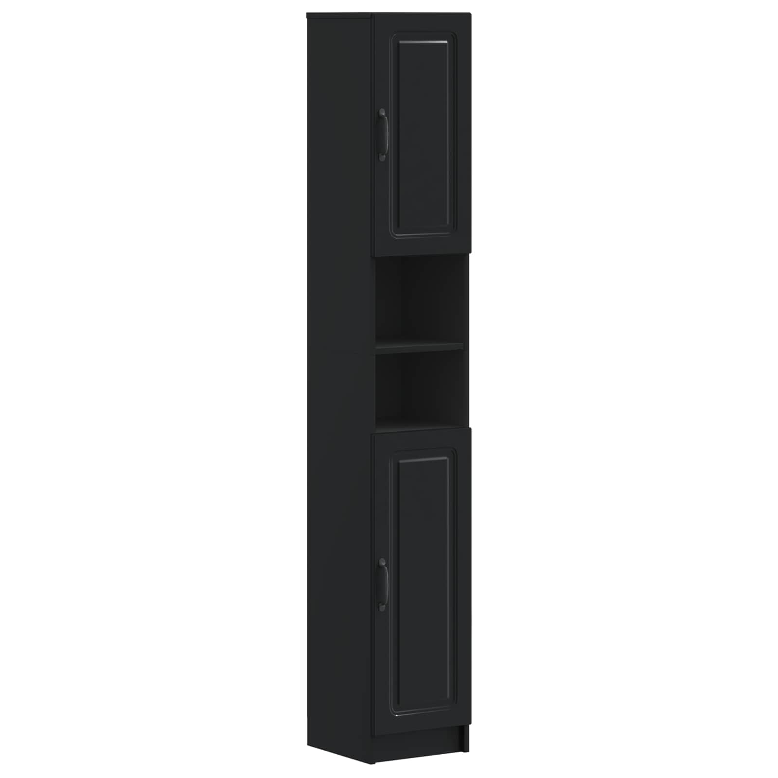 vidaXL Badkamerkast met Open Plank UTRECHT Wit 30 x 31 x 187 cm