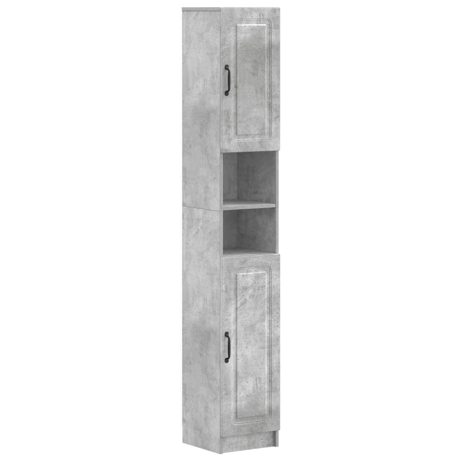 vidaXL Badkamerkast met Open Plank UTRECHT Wit 30 x 31 x 187 cm