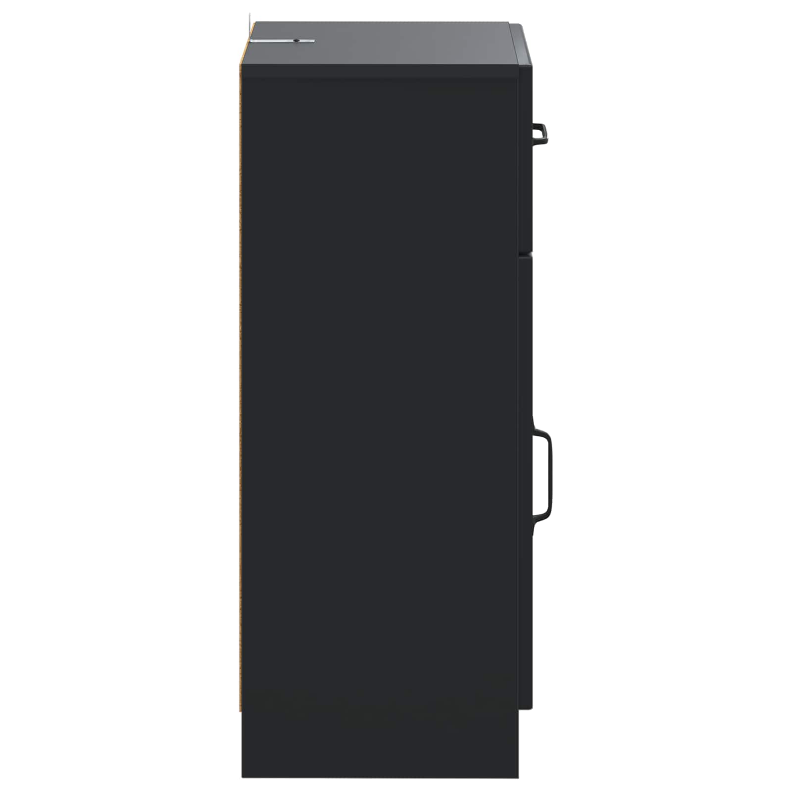 vidaXL Badkamer Opbergkast UTRECHT Wit 30 x 31 x 77 cm Bewerkt hout