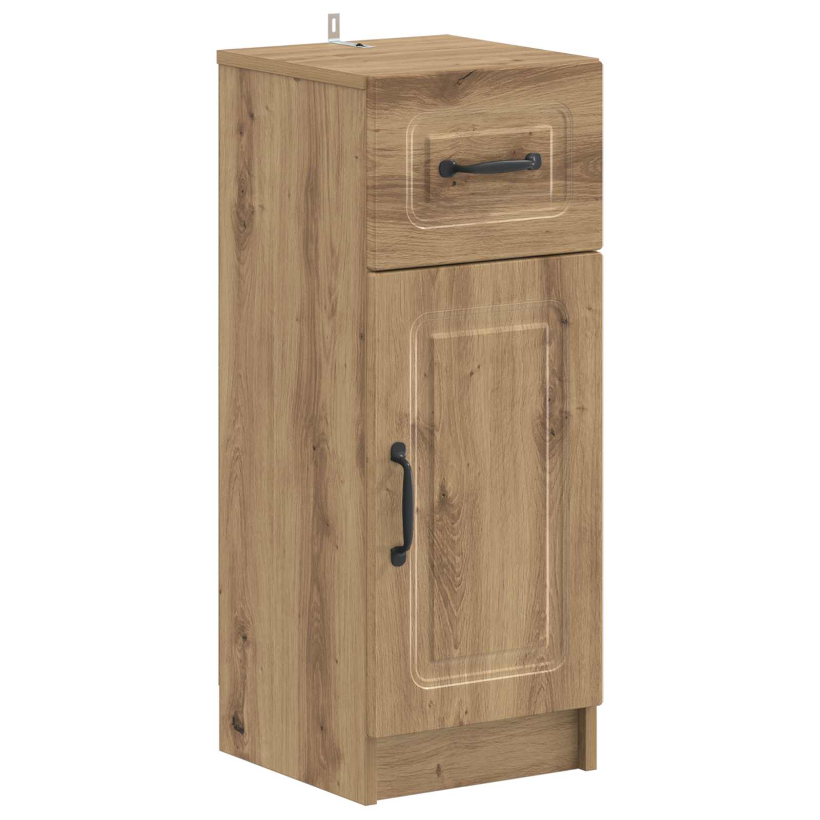 vidaXL Badkamer Opbergkast UTRECHT Wit 30 x 31 x 77 cm Bewerkt hout