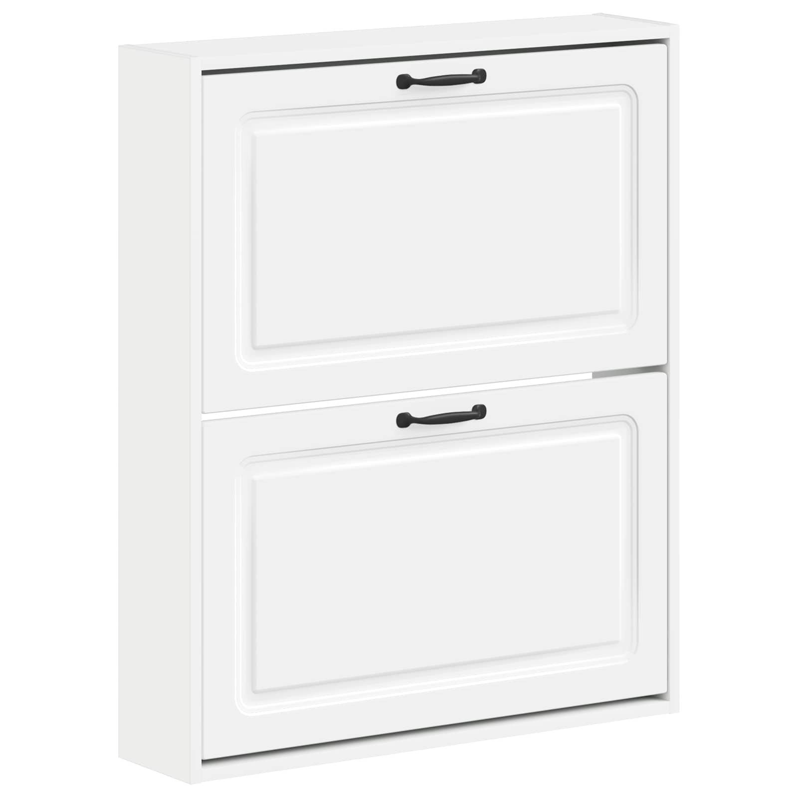vidaXL Wandgemonteerde Schoenkast UTRECHT 71 x 17 x 86 cm Bewerkt hout
