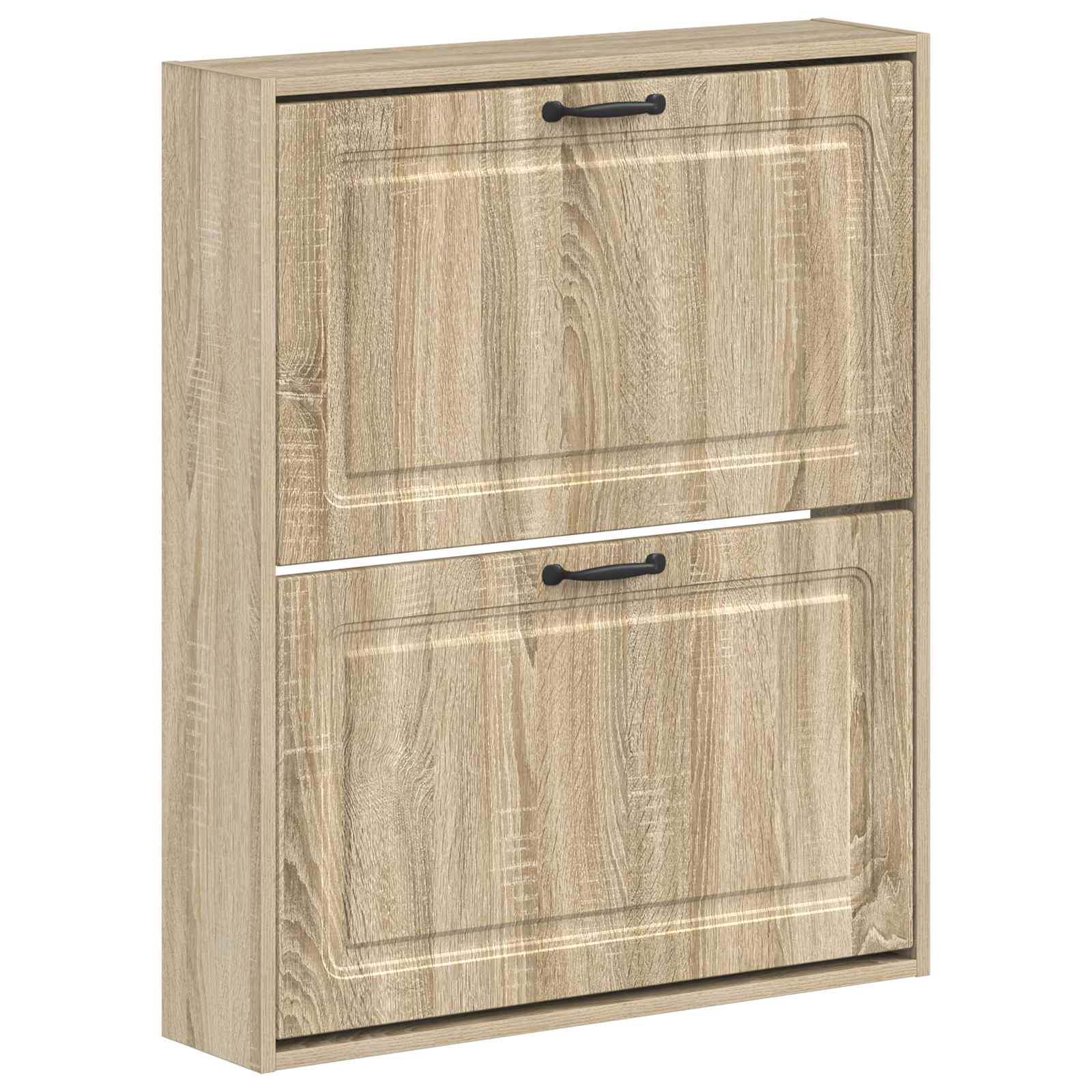 vidaXL Wandgemonteerde Schoenkast UTRECHT 71 x 17 x 86 cm Bewerkt hout