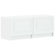 vidaXL Tv-meubel Wit Bewerkt hout