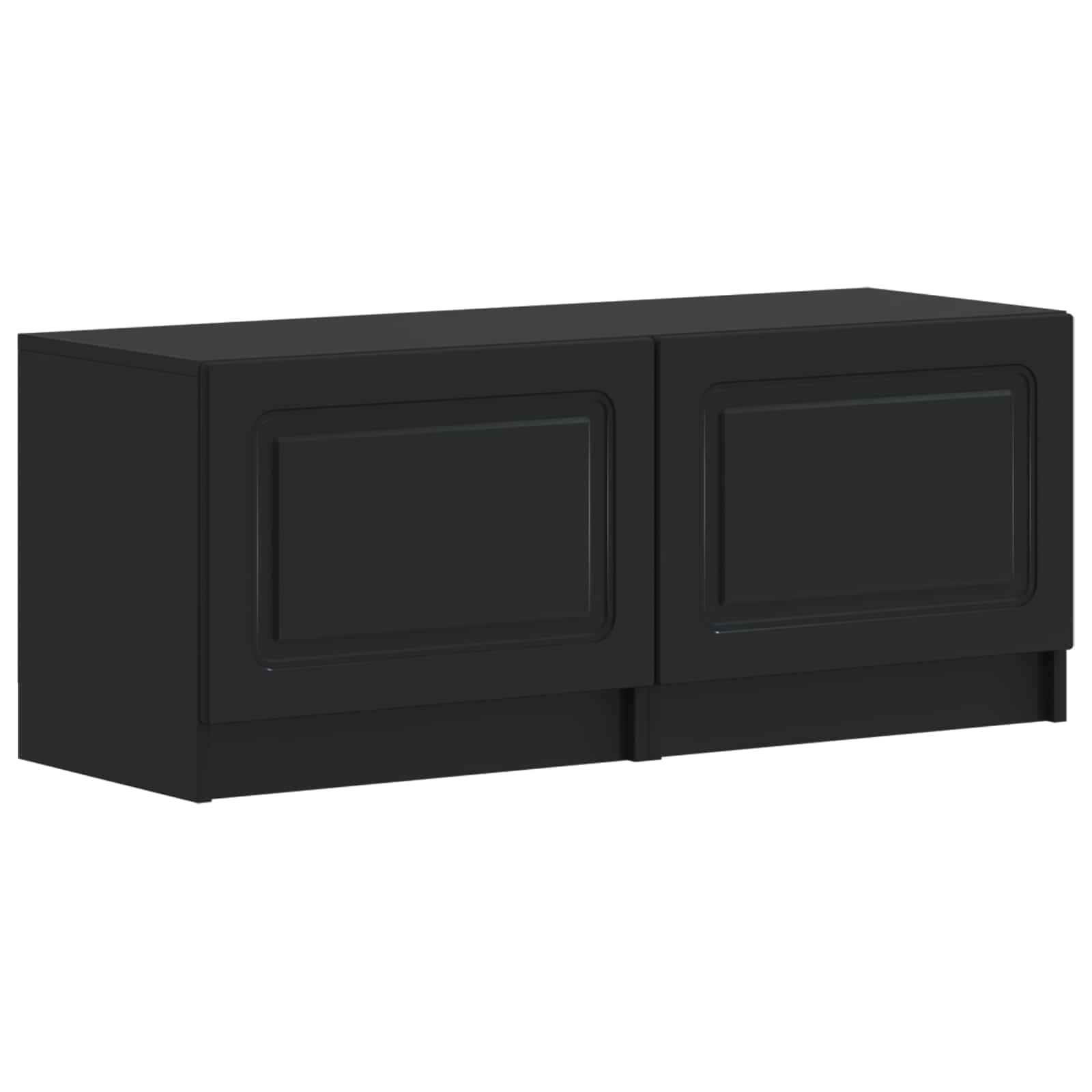 vidaXL Tv-meubel Wit Bewerkt hout